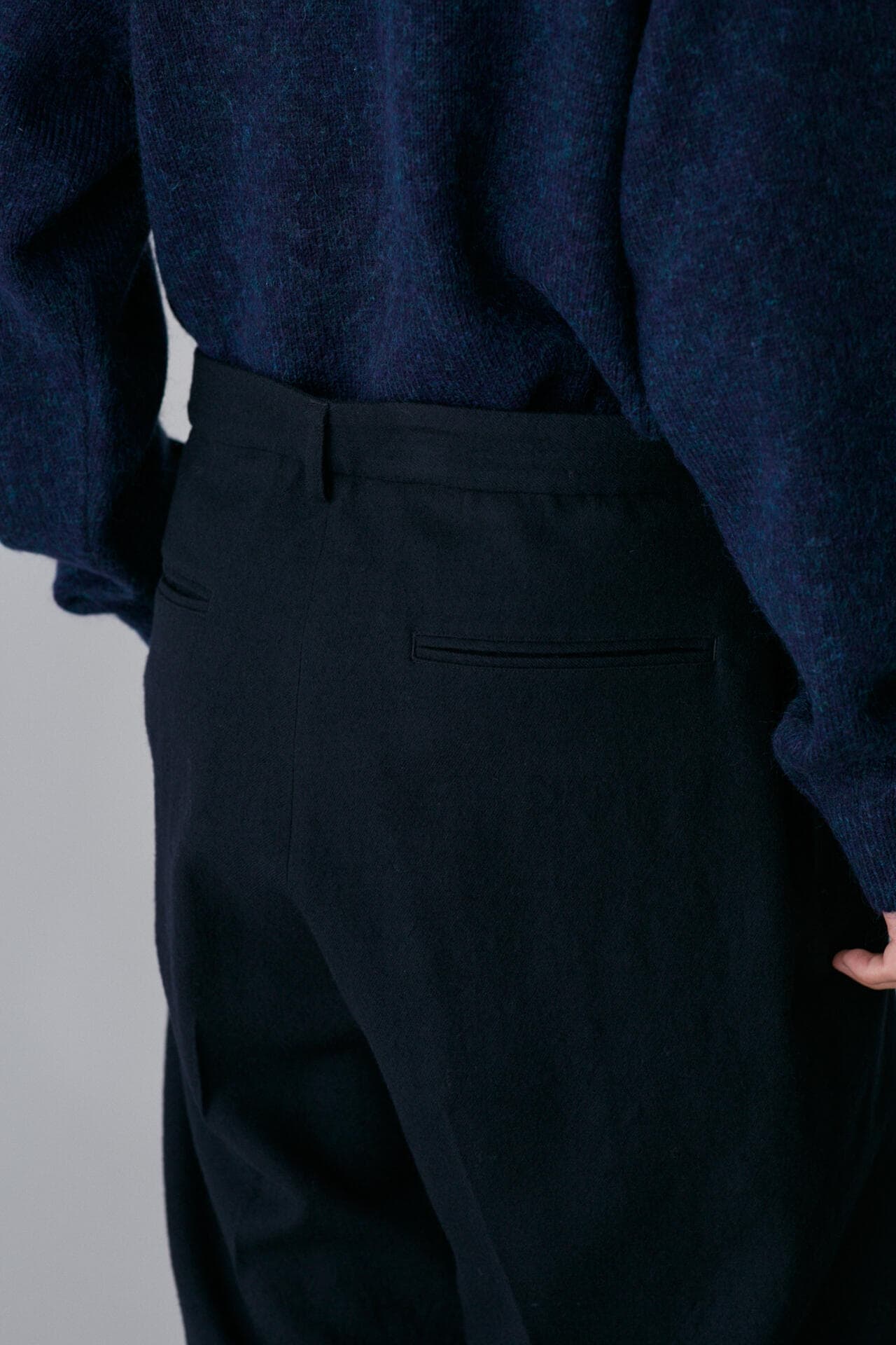 blurhms ROOTSTOCK / WASHED WOOL SLACKS | THE LIBRARY（ザ ライブ