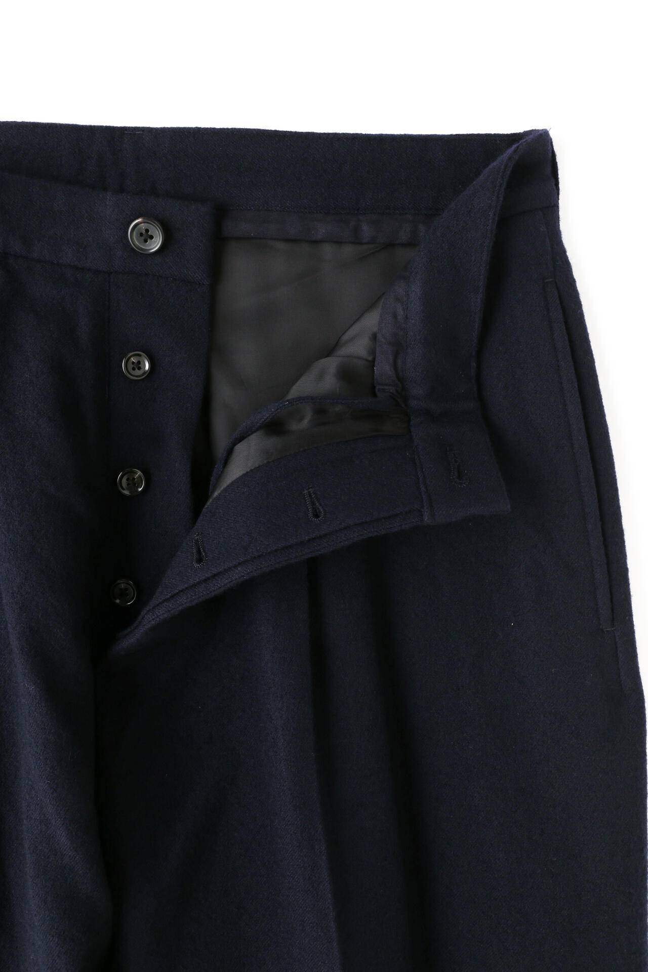 ブラームス ルーツストック　Washed Wool Slacks blurhms ROOTSTOCK / WASHED WOOL SLACKS | THE LIBRARY（ザ ライブ