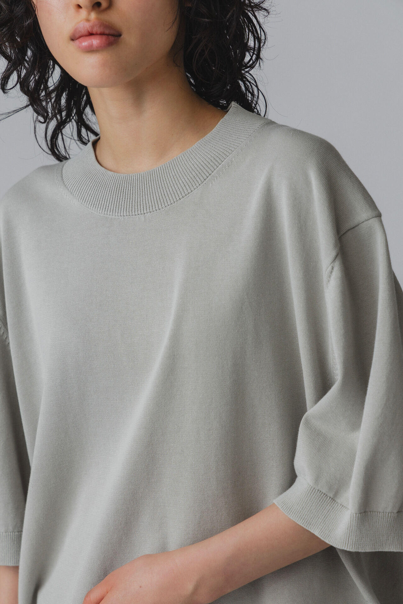 別注］STUDIO NICHOLSON / ICE COTTON 12GG SHORT SLEEVE T SHIRT