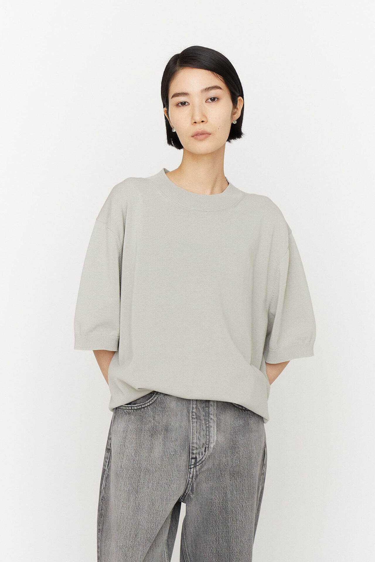 別注］STUDIO NICHOLSON / ICE COTTON 12GG SHORT SLEEVE T SHIRT