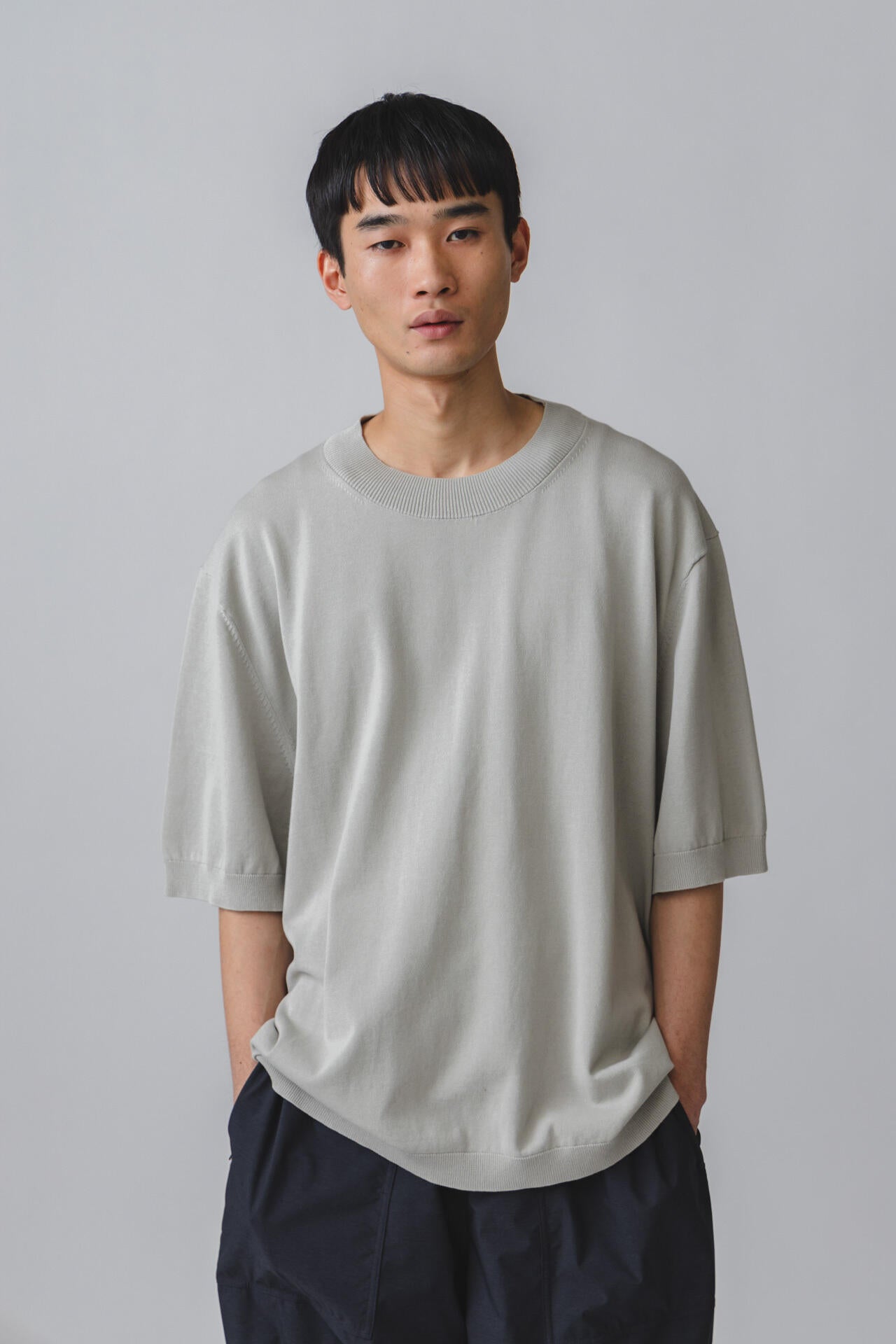 別注］STUDIO NICHOLSON / ICE COTTON 12GG SHORT SLEEVE T SHIRT