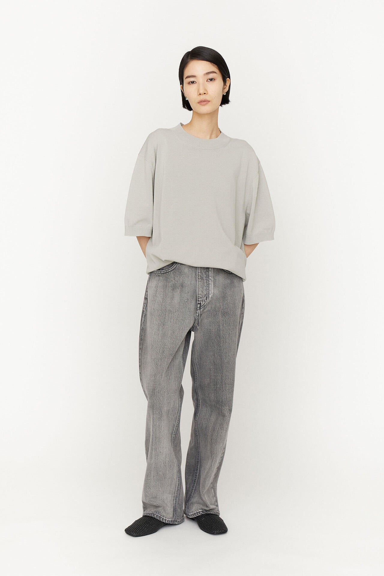 別注］STUDIO NICHOLSON / ICE COTTON 12GG SHORT SLEEVE T SHIRT