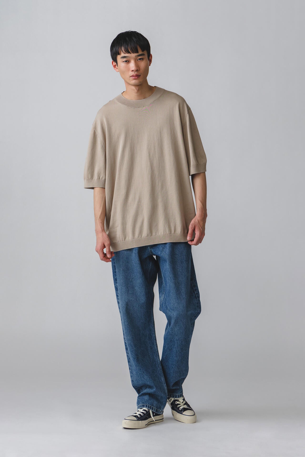 ［別注］STUDIO NICHOLSON / ICE COTTON 12GG SHORT SLEEVE T SHIRT