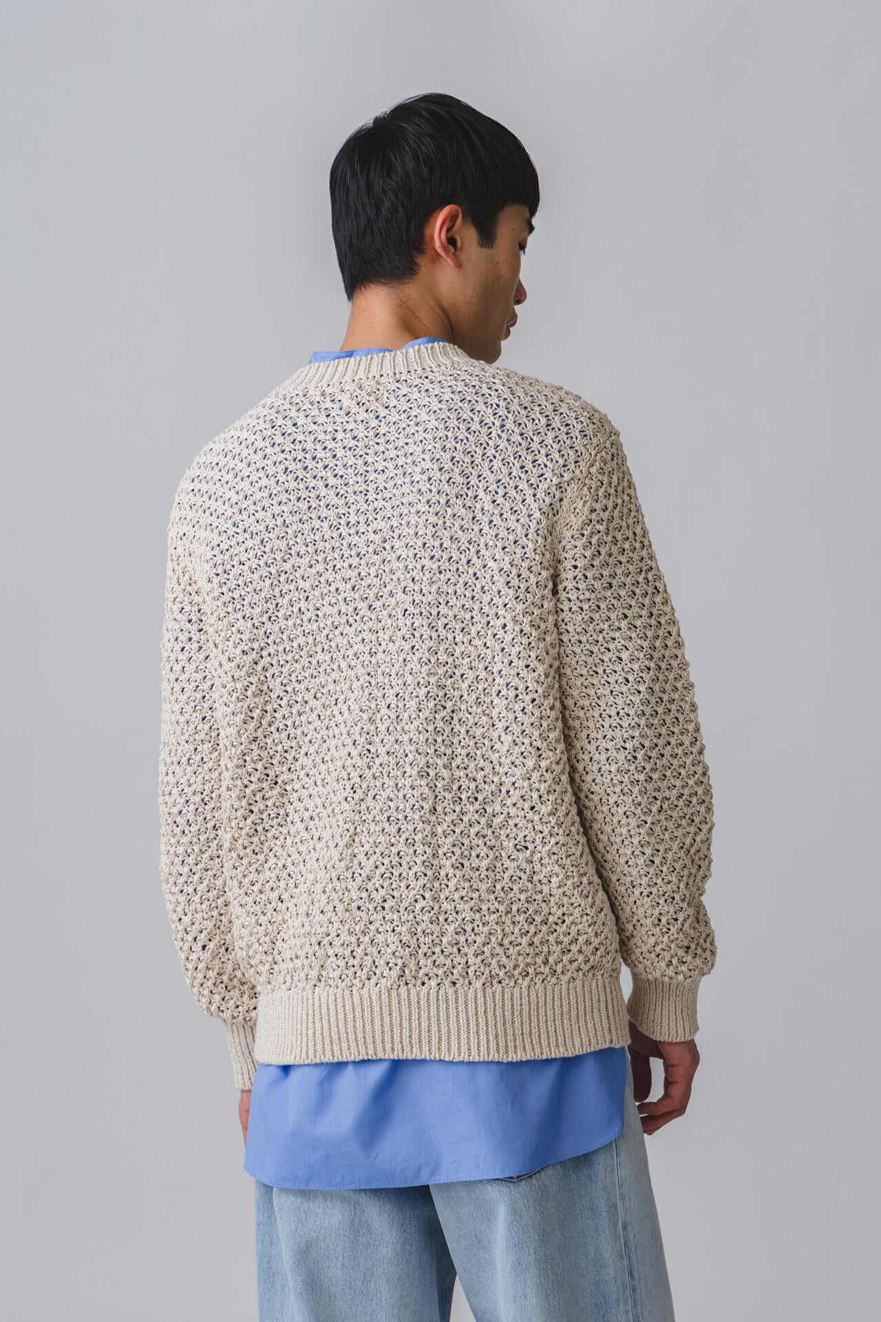 ［別注］Yonetomi / GIMA MESH KNIT P/O