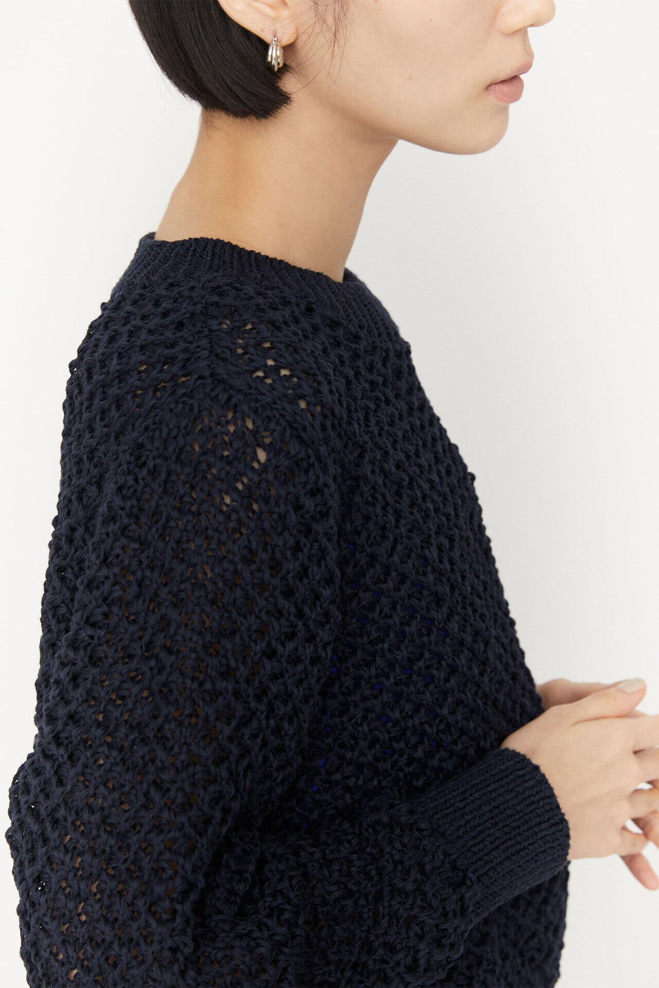 ［別注］Yonetomi / GIMA MESH KNIT P/O