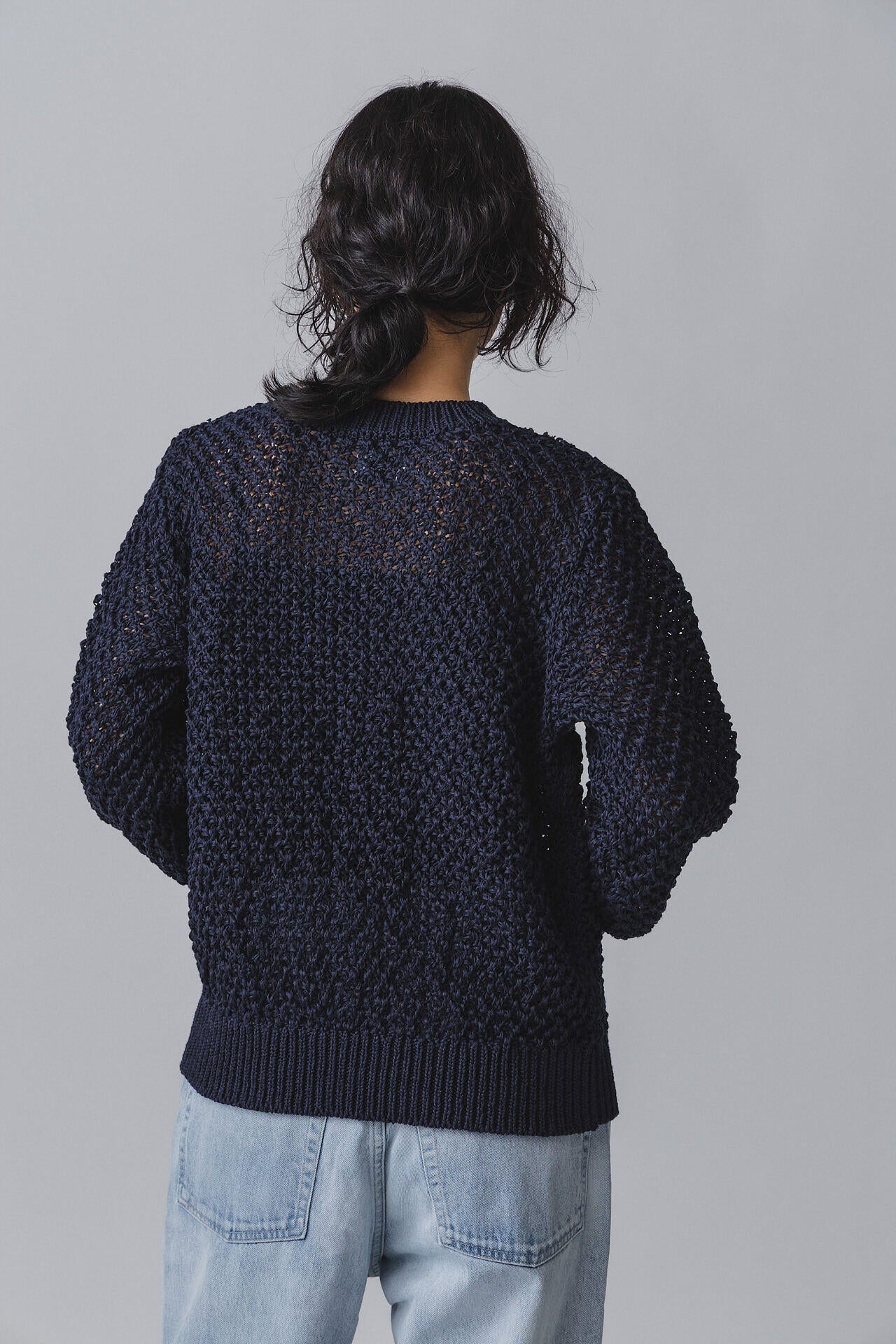 ［別注］Yonetomi / GIMA MESH KNIT P/O