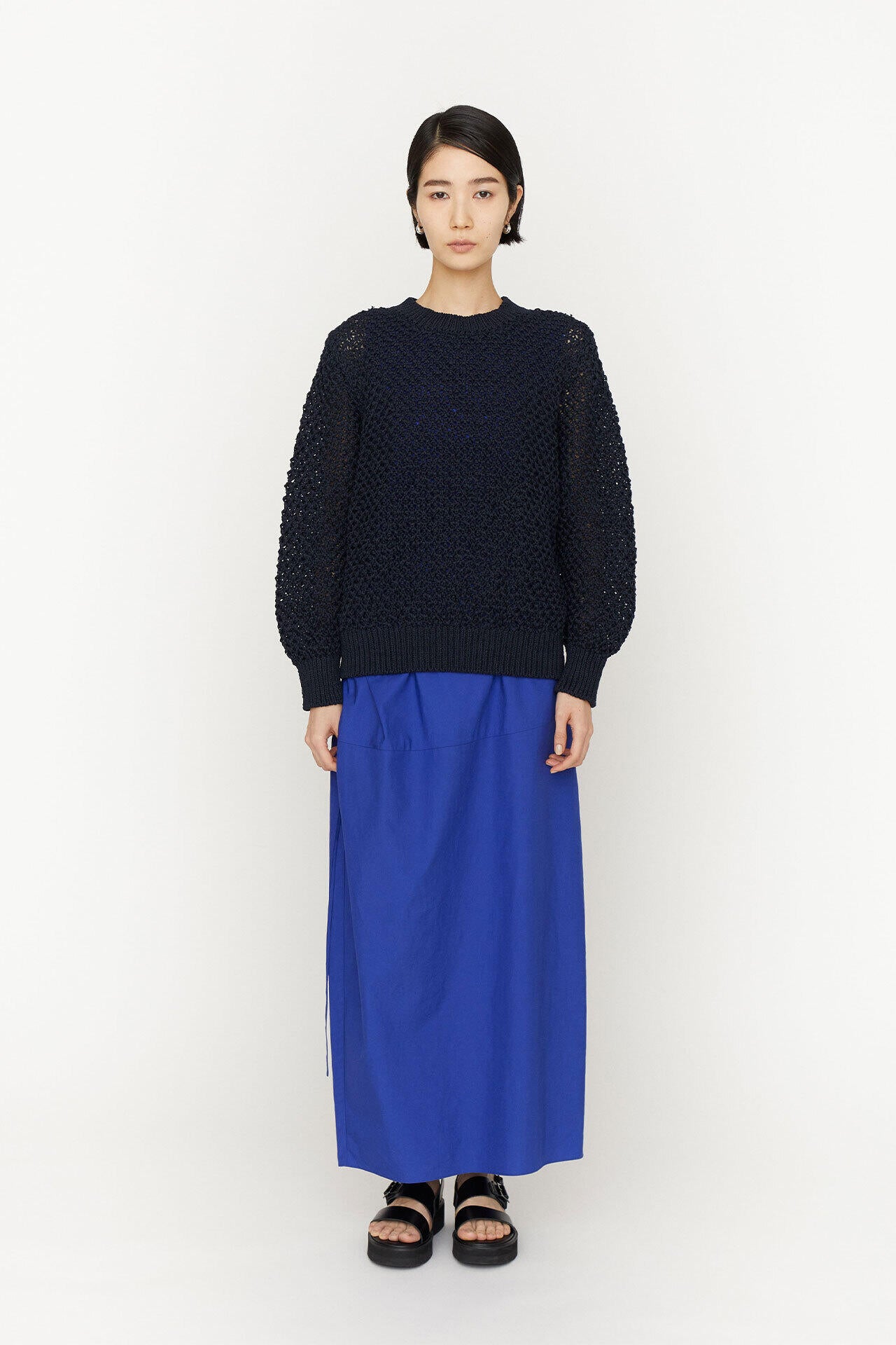 ［別注］Yonetomi / GIMA MESH KNIT P/O