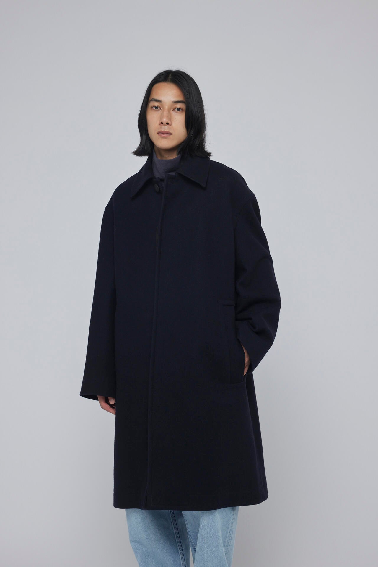 【即完売】STUDIO NICHOLSON MASTE coat アウトレット】STUDIO NICHOLSON スタジオ ニコルソン ロングコート