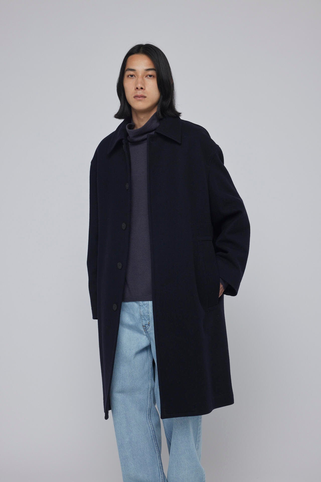 ○*店様 STUDIO NICHOLSON オーバーコート STUDIO NICHOLSON（スタジオニコルソン） × GLOVERALL 19AW OVERSIZED