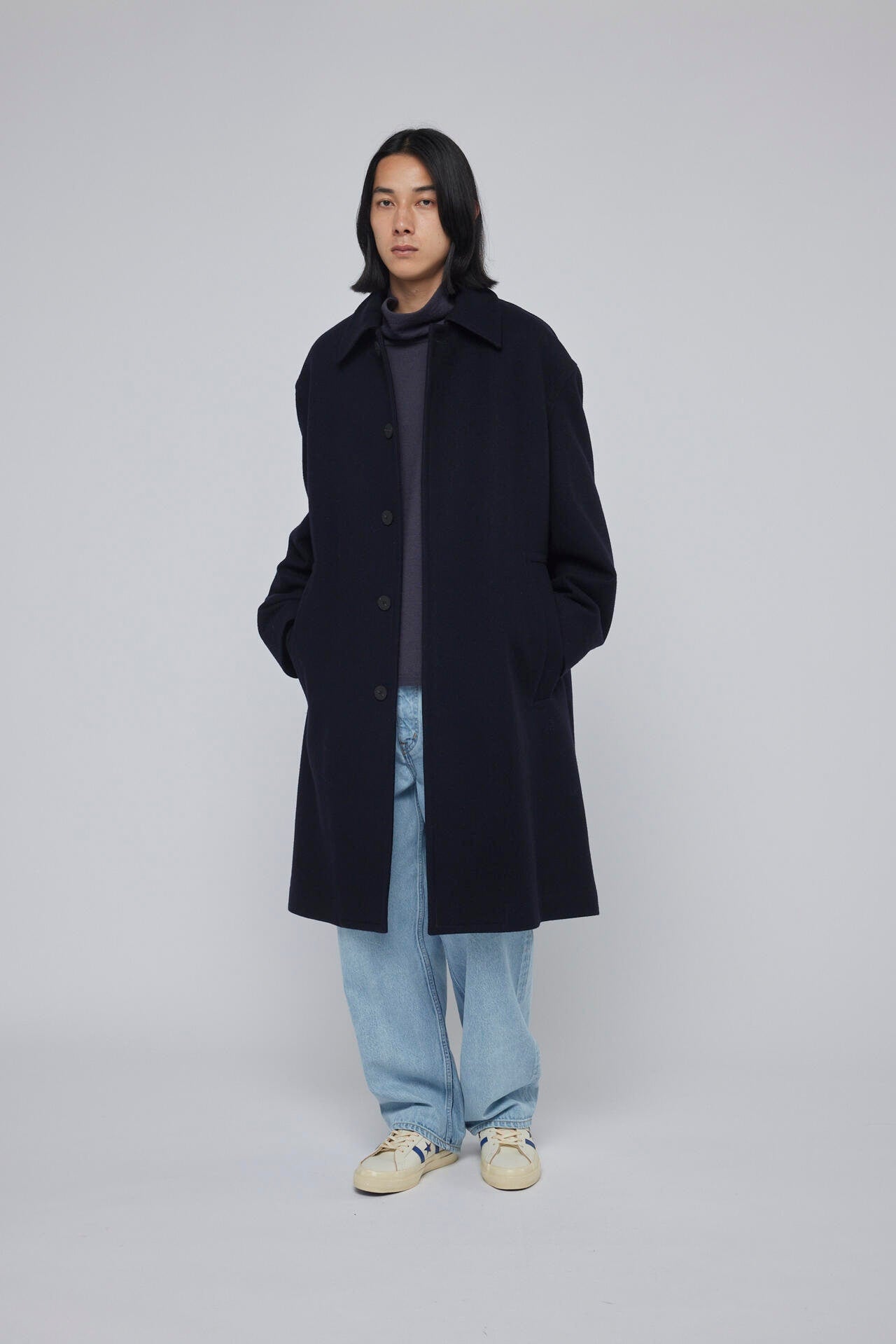 STUDIO NICHOLSON / MELTON WOOL OVERCOAT | THE LIBRARY（ザ ライブ
