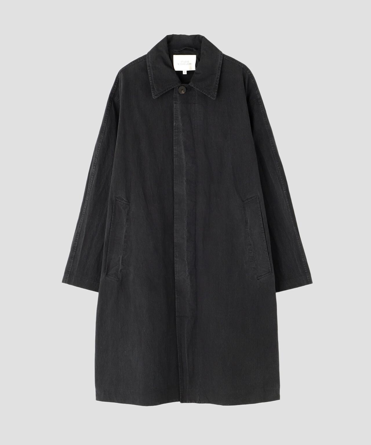 STUDIO NICHOLSON / HIGH TWIST CTTN NYLON LONG MAC | THE