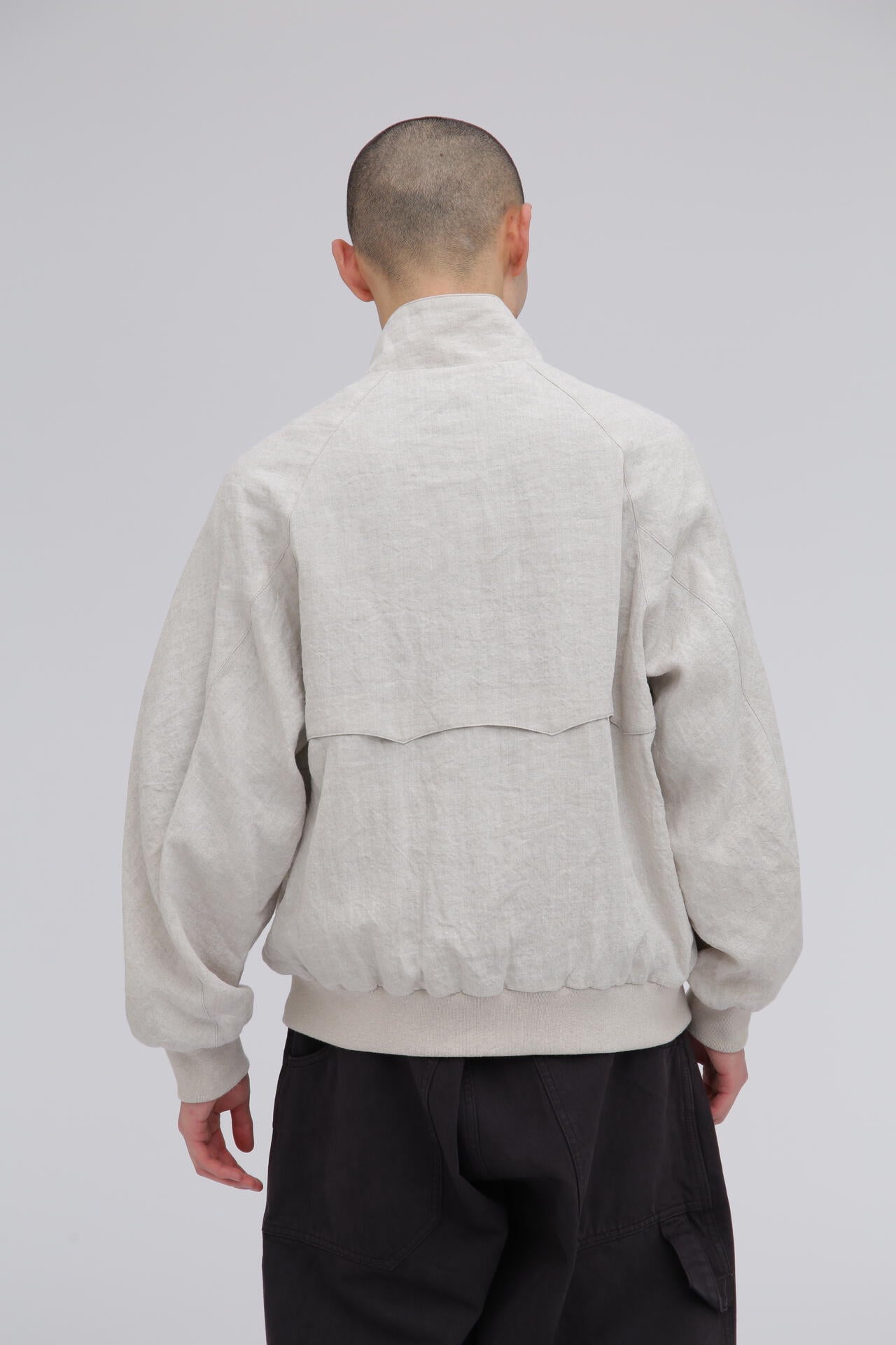 別注] blurhms / RAMIE LINEN HARRINGTON JACKET | THE LIBRARY（ザ