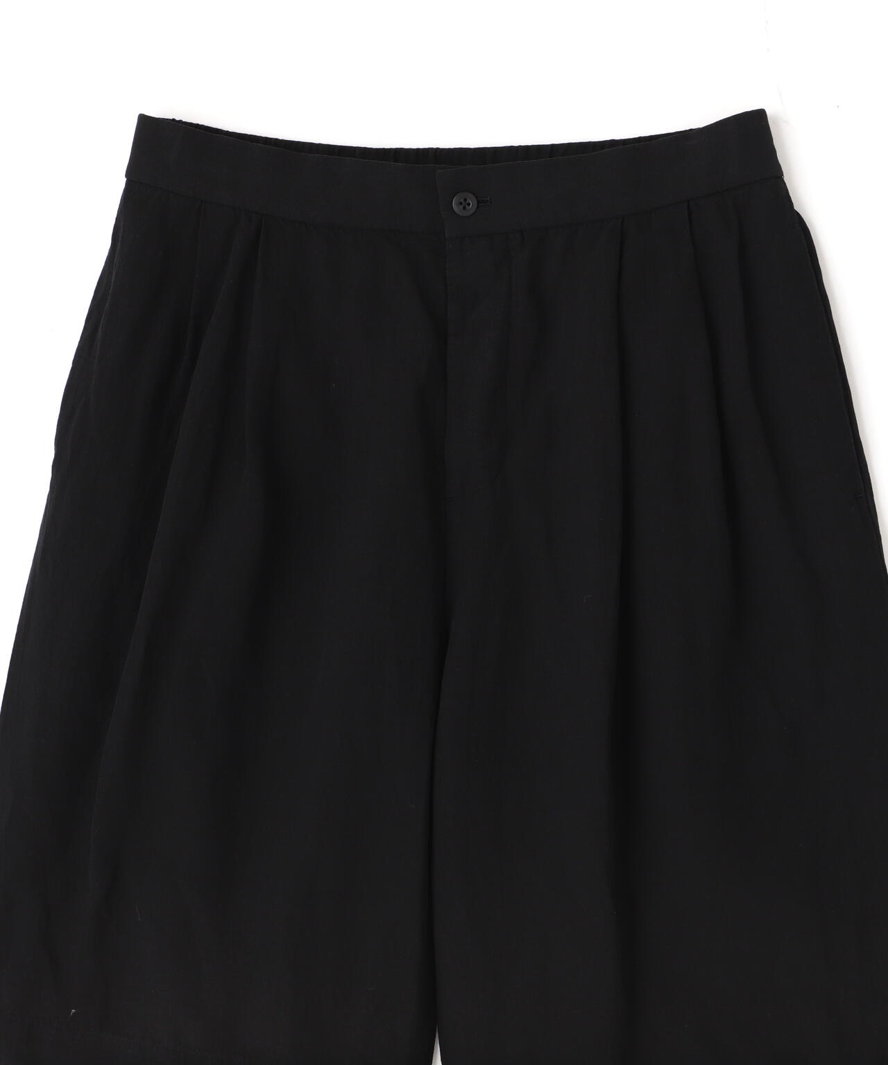 ATON / COTTON LINEN VOILE TWO TUCKED EASY SHORTS | THE LIBRARY（ザ
