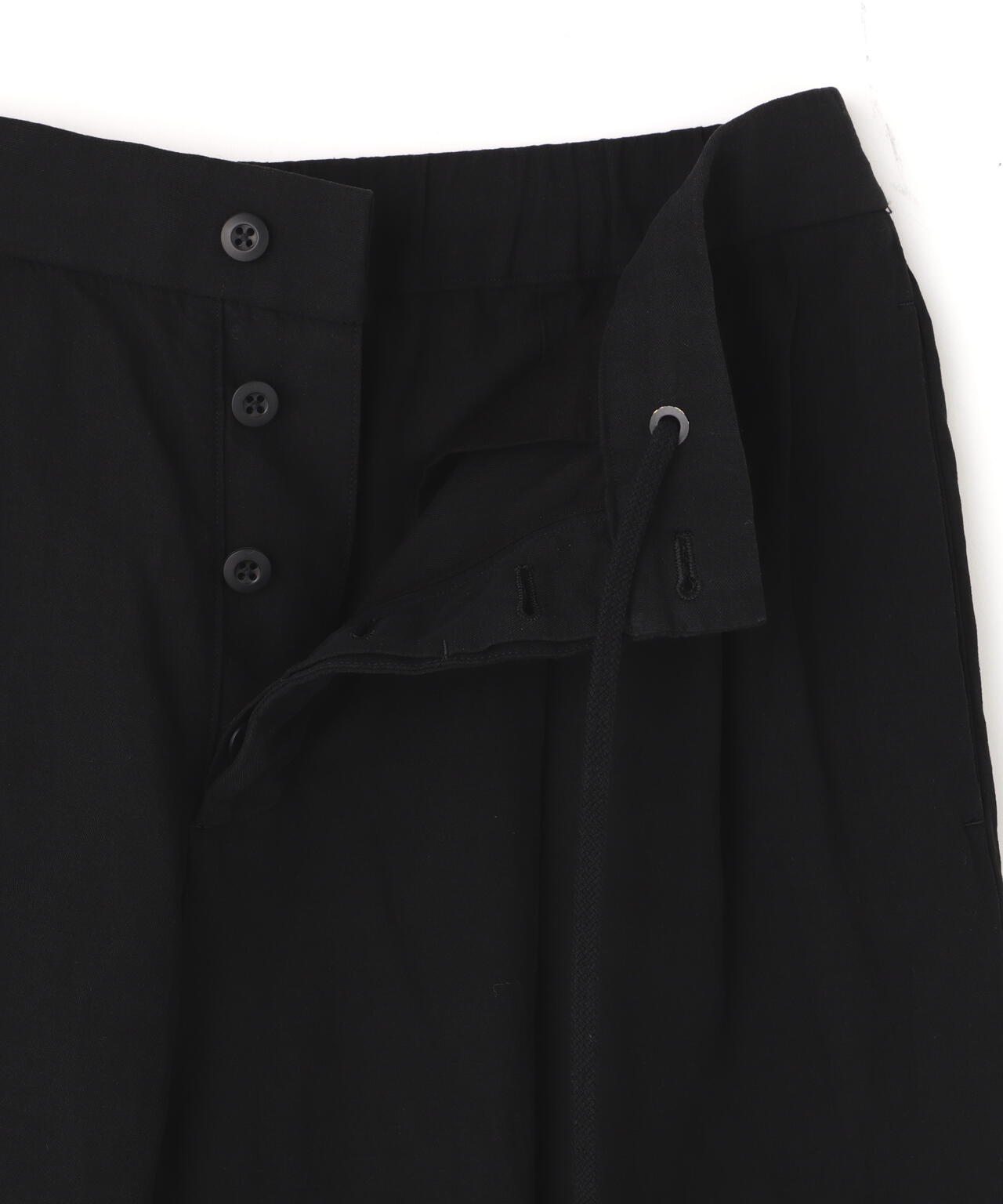 ATON / COTTON LINEN VOILE TWO TUCKED EASY SHORTS | THE LIBRARY（ザ