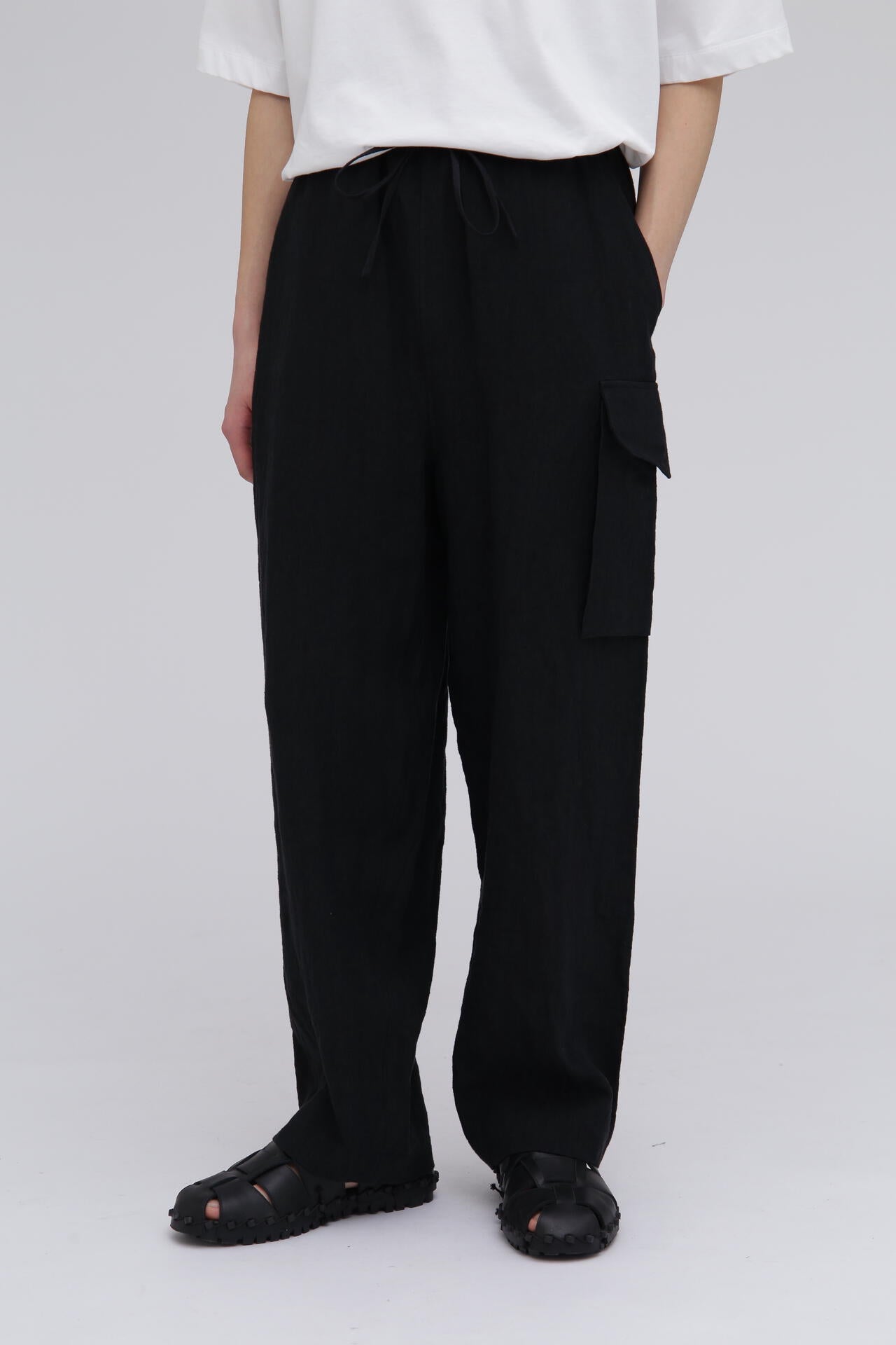 別注] blurhms / RAMIE LINEN SIDE SEAMLESS 4P PANTS | THE LIBRARY