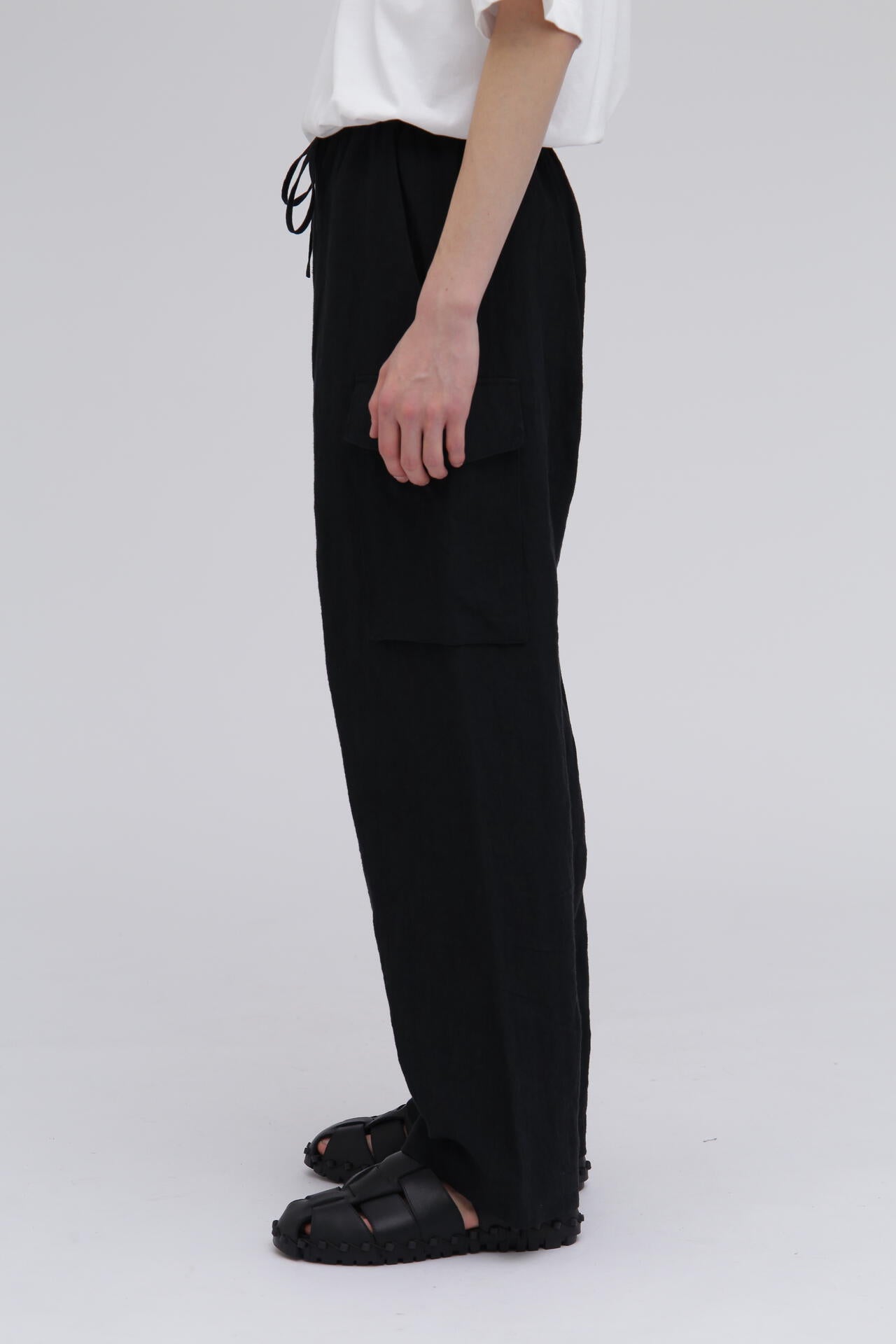 別注] blurhms / RAMIE LINEN SIDE SEAMLESS 4P PANTS | THE LIBRARY