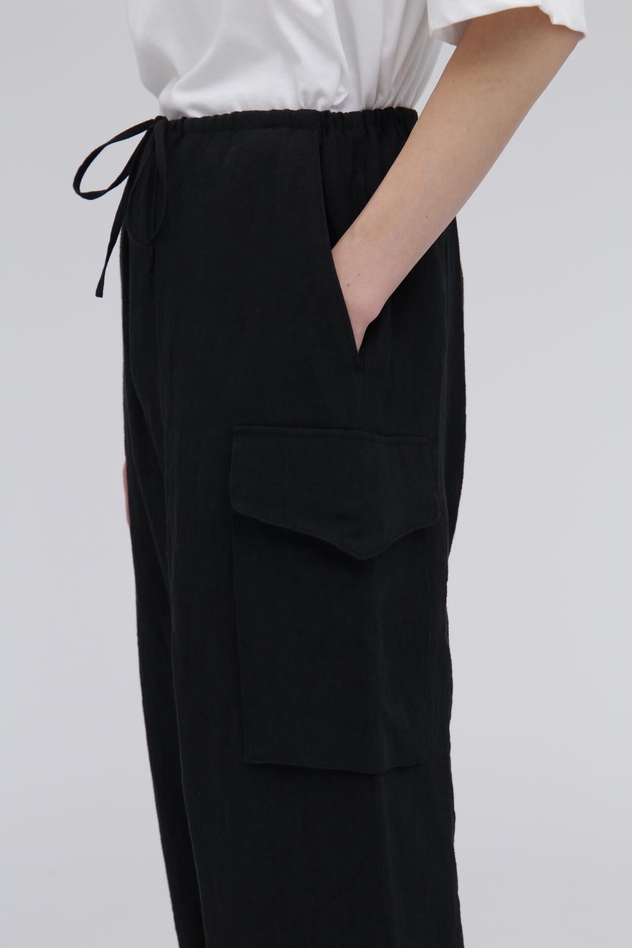 別注] blurhms / RAMIE LINEN SIDE SEAMLESS 4P PANTS | THE LIBRARY