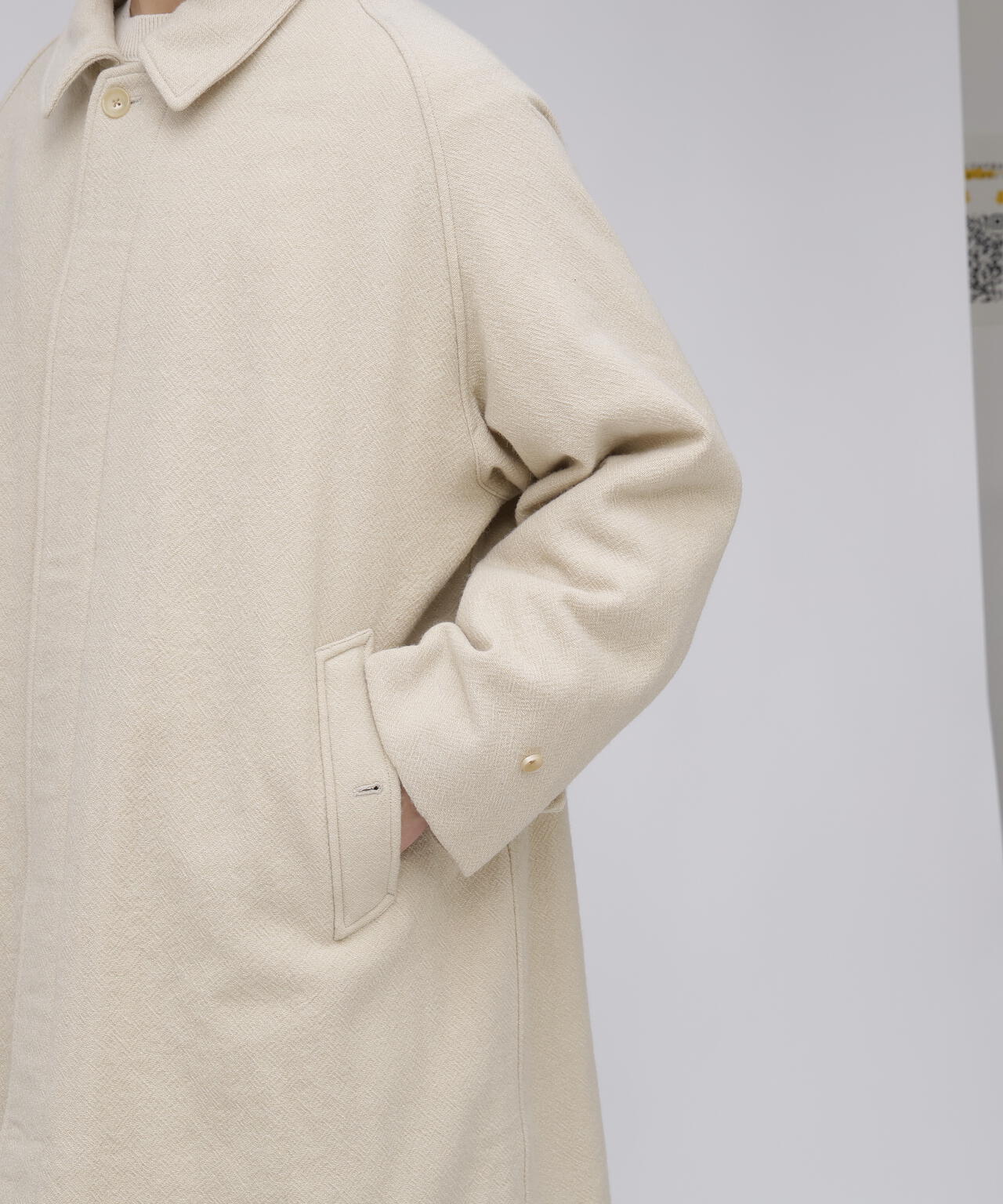 blurhms / CLASSIC WOOL BALMACAAN COAT | THE LIBRARY（ザ ライブ