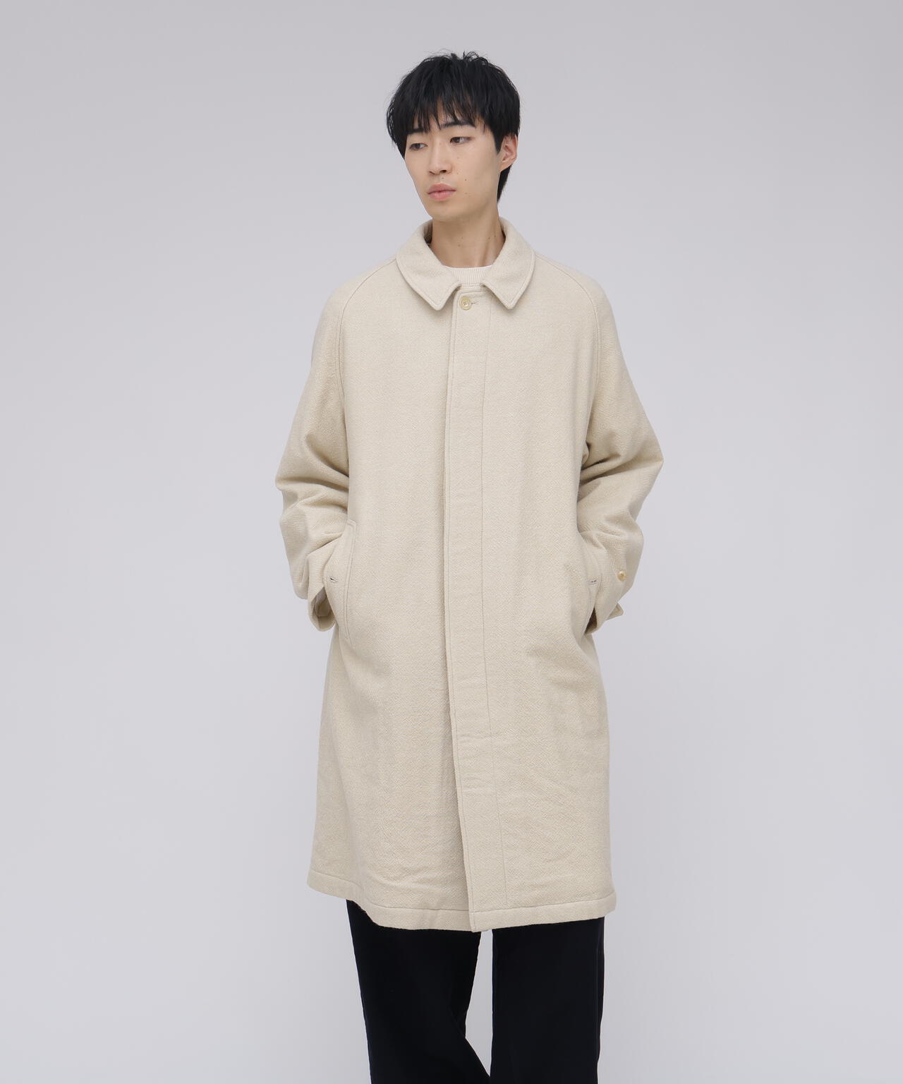 blurhms / CLASSIC WOOL BALMACAAN COAT | THE LIBRARY（ザ ライブ