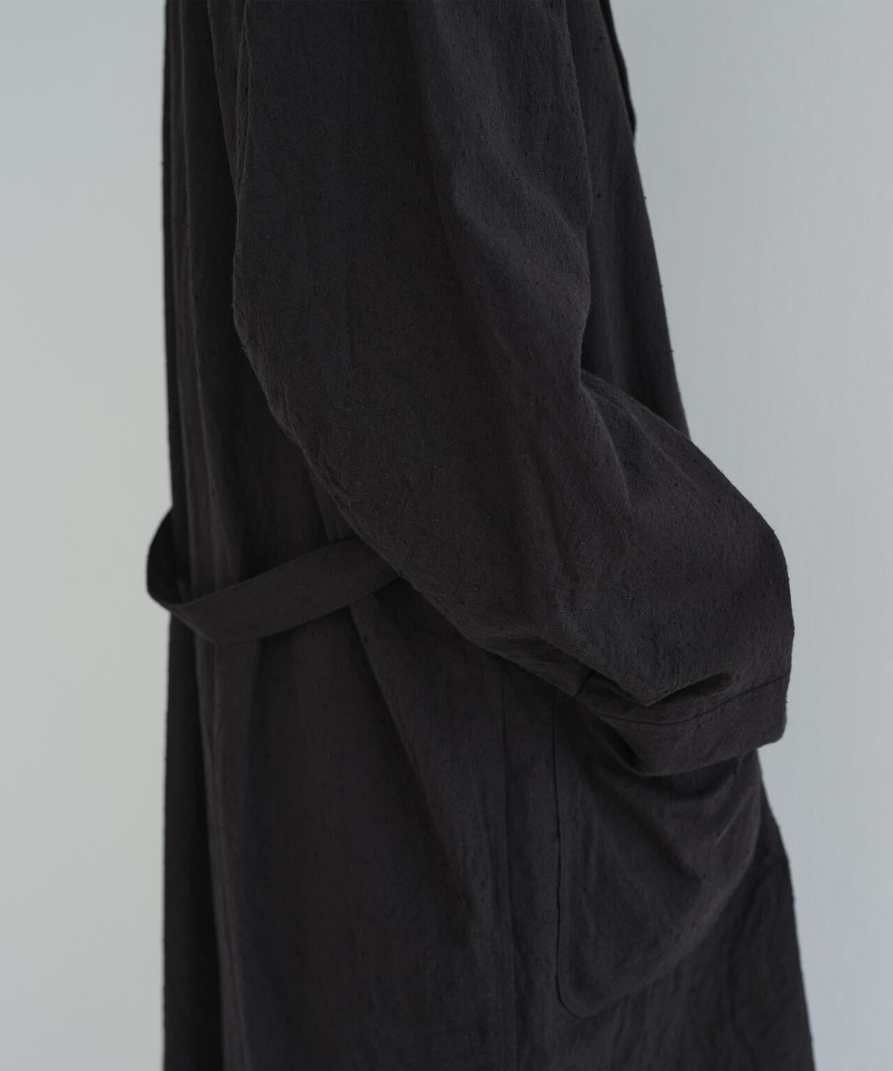 [別注] blurhms / SILK COTTN NEP PLAID COAT