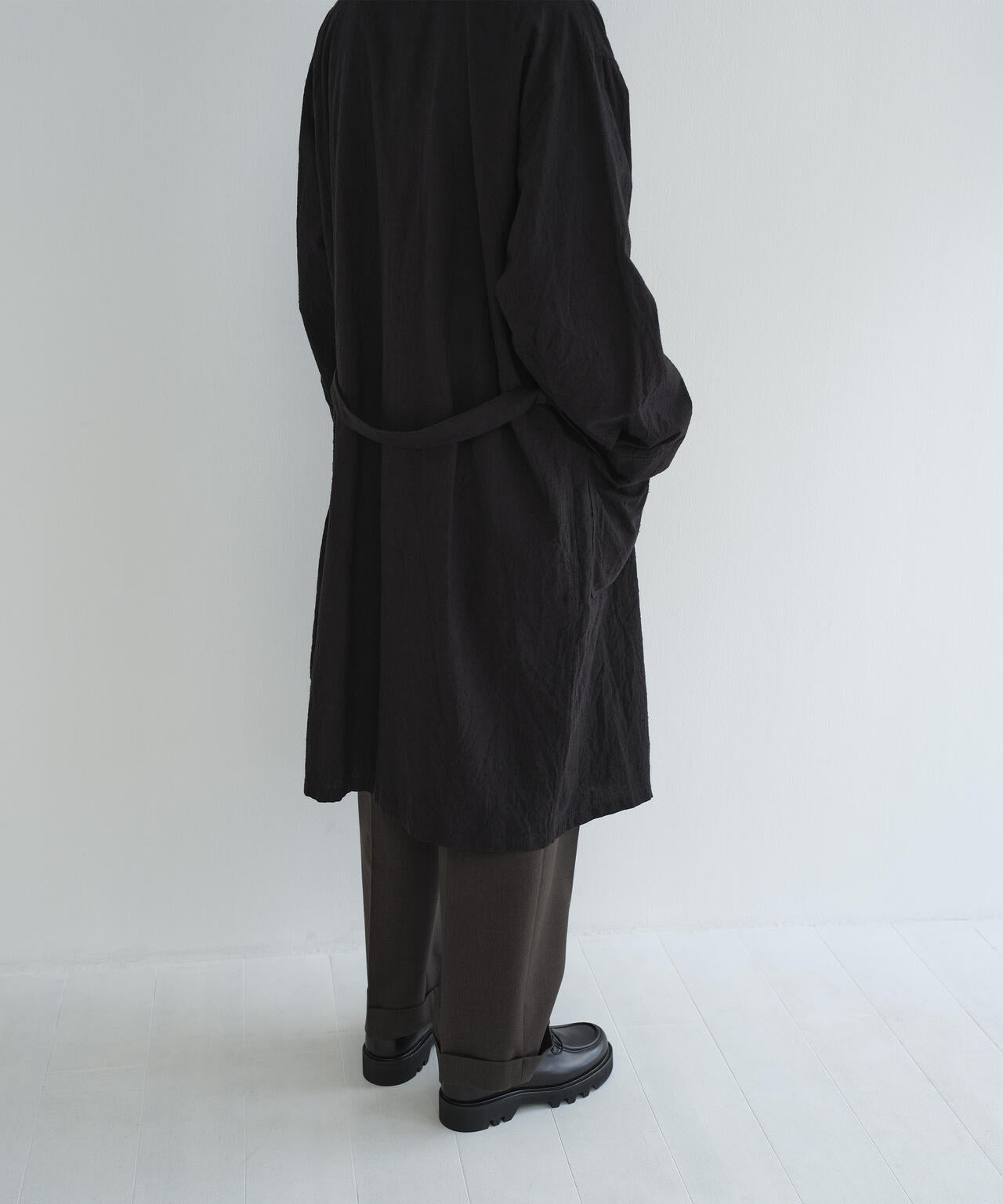 定価¥59,400 blurhms coat 別注] blurhms / SILK COTTN NEP PLAID COAT | THE LIBRARY（ザ
