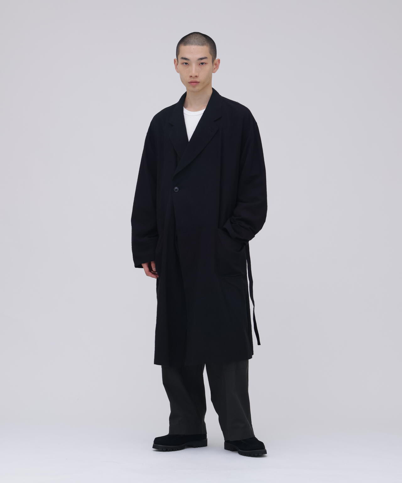 別注] blurhms / SILK COTTN NEP PLAID COAT | THE LIBRARY（ザ ライブ