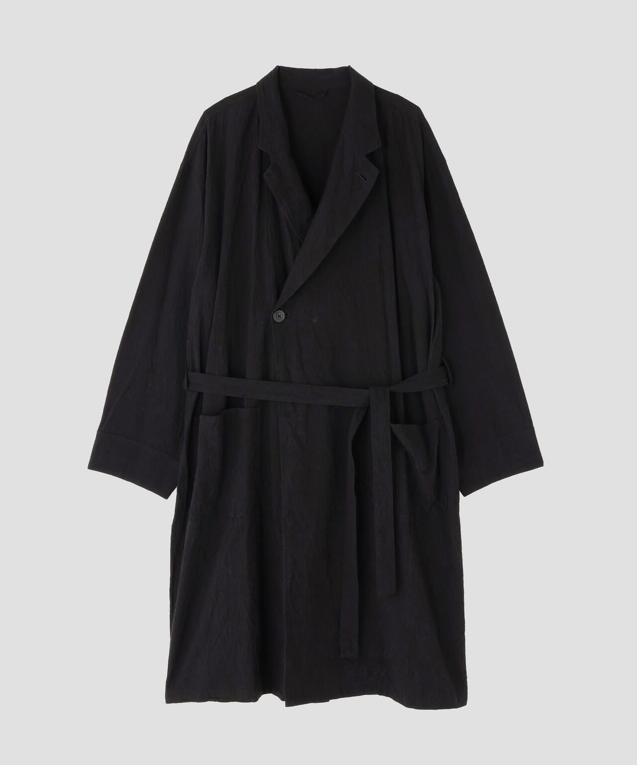 [別注] blurhms / SILK COTTN NEP PLAID COAT