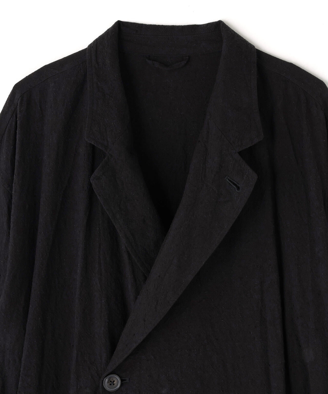 [別注] blurhms / SILK COTTN NEP PLAID COAT