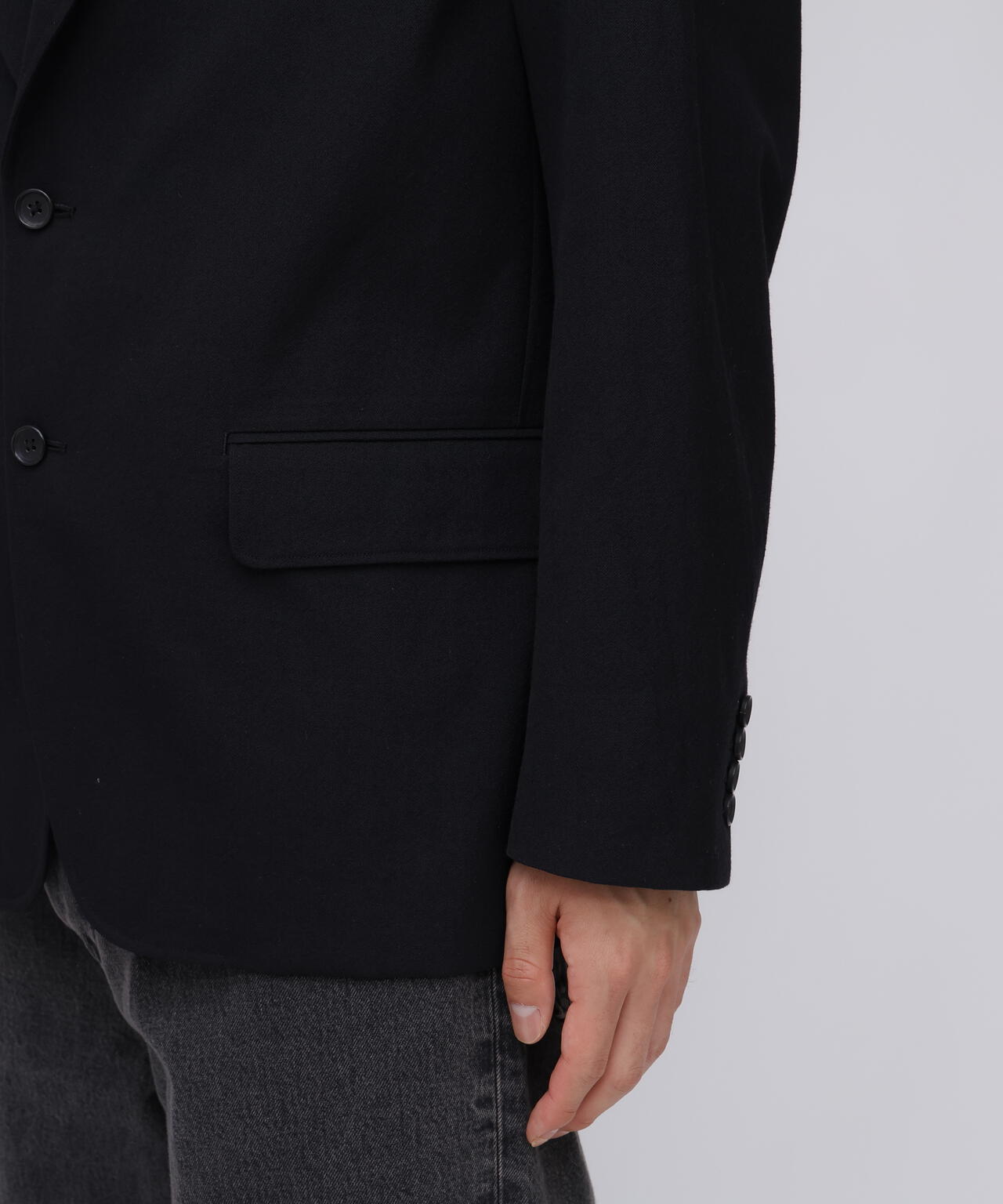 blurhms / WOOL GABARDINE 2B JACKET