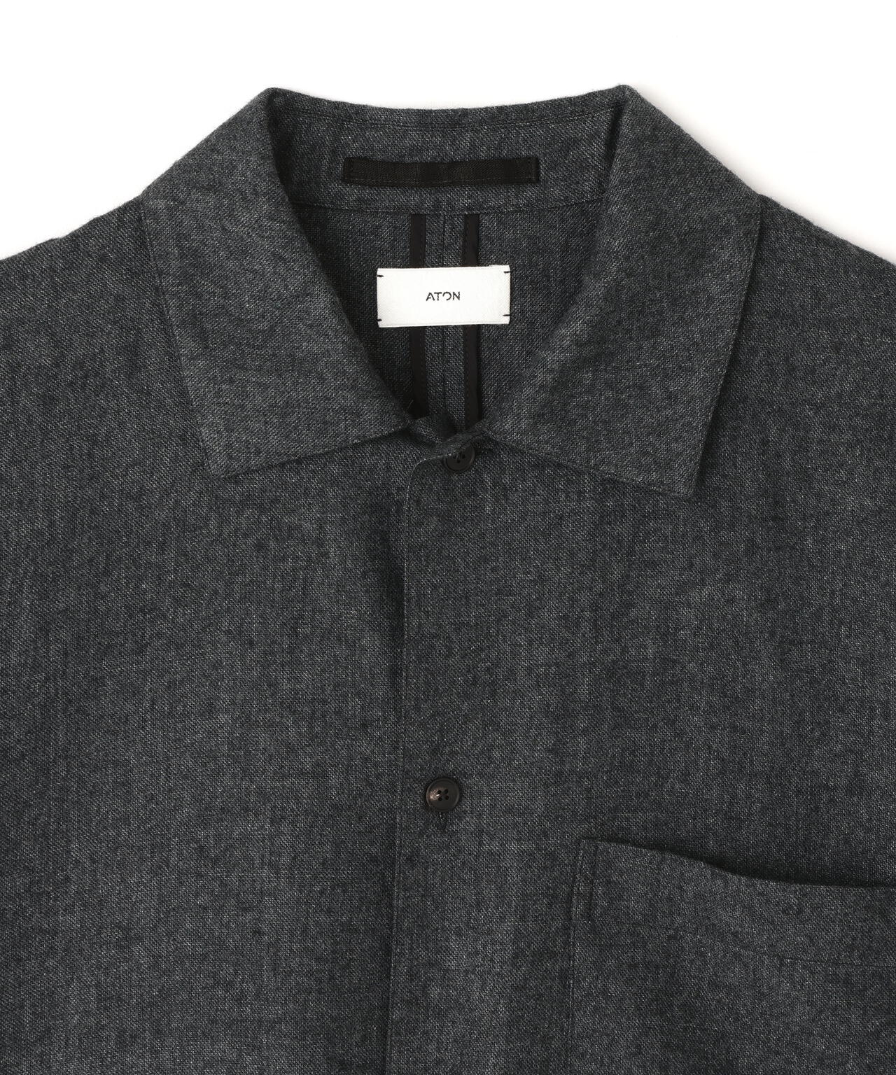 ATON / LINEN WOOL TWILL SHIRT JACKET | THE LIBRARY（ザ ライブ