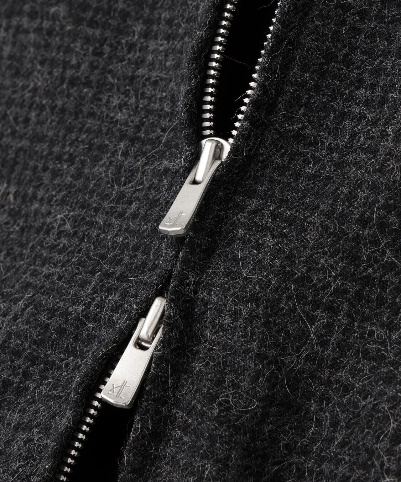 ATON / ALPACA HOUND TOOTH HARRINGTON JACKET | THE LIBRARY（ザ