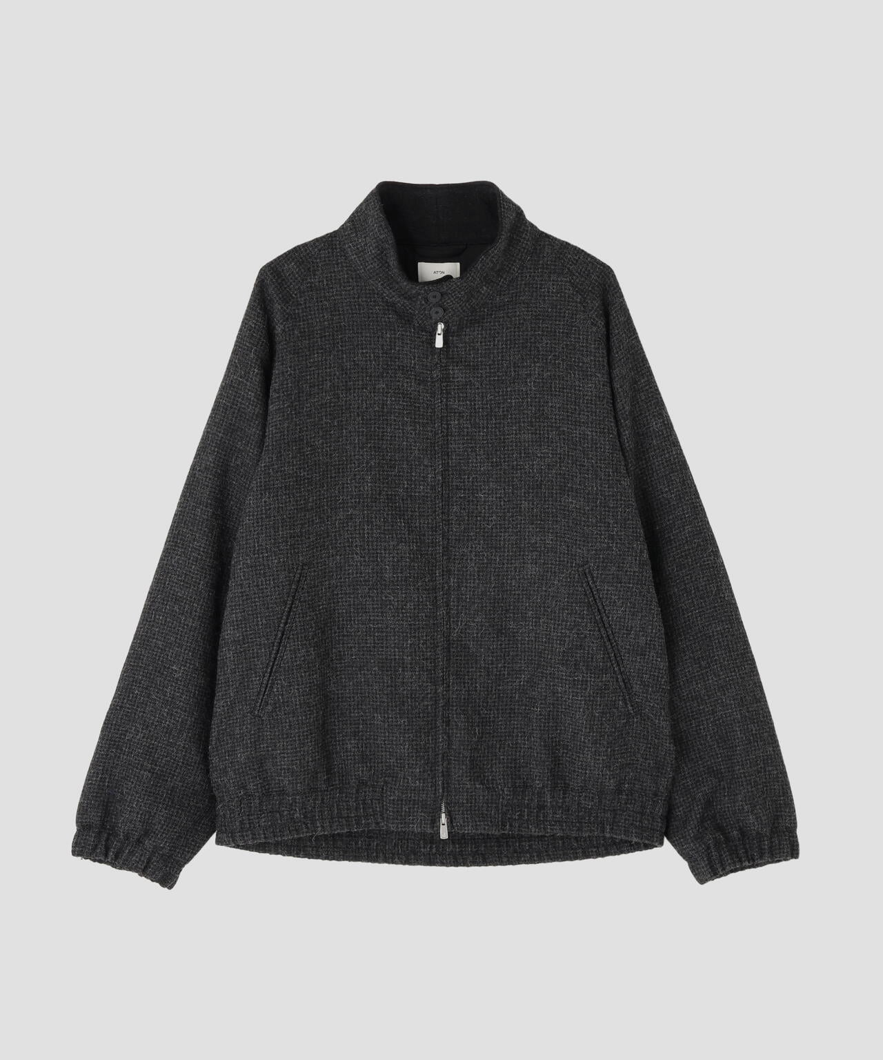 日本製【ALTNIAN】カシミヤ混ウール G-9 ハリントンジャケット 黒 L 1695225009-020_MAIN.jpg?v=