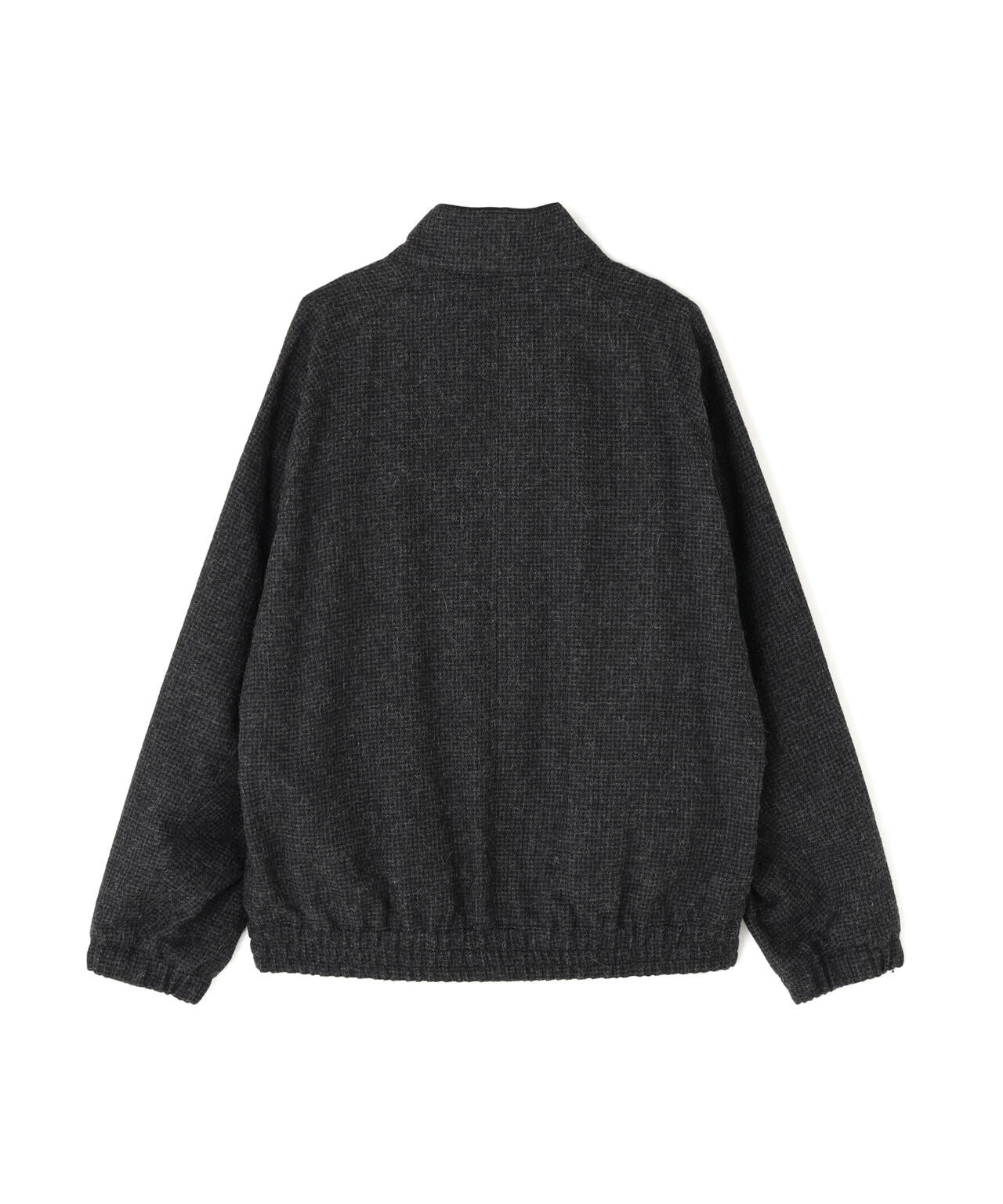 ATON / ALPACA HOUND TOOTH HARRINGTON JACKET