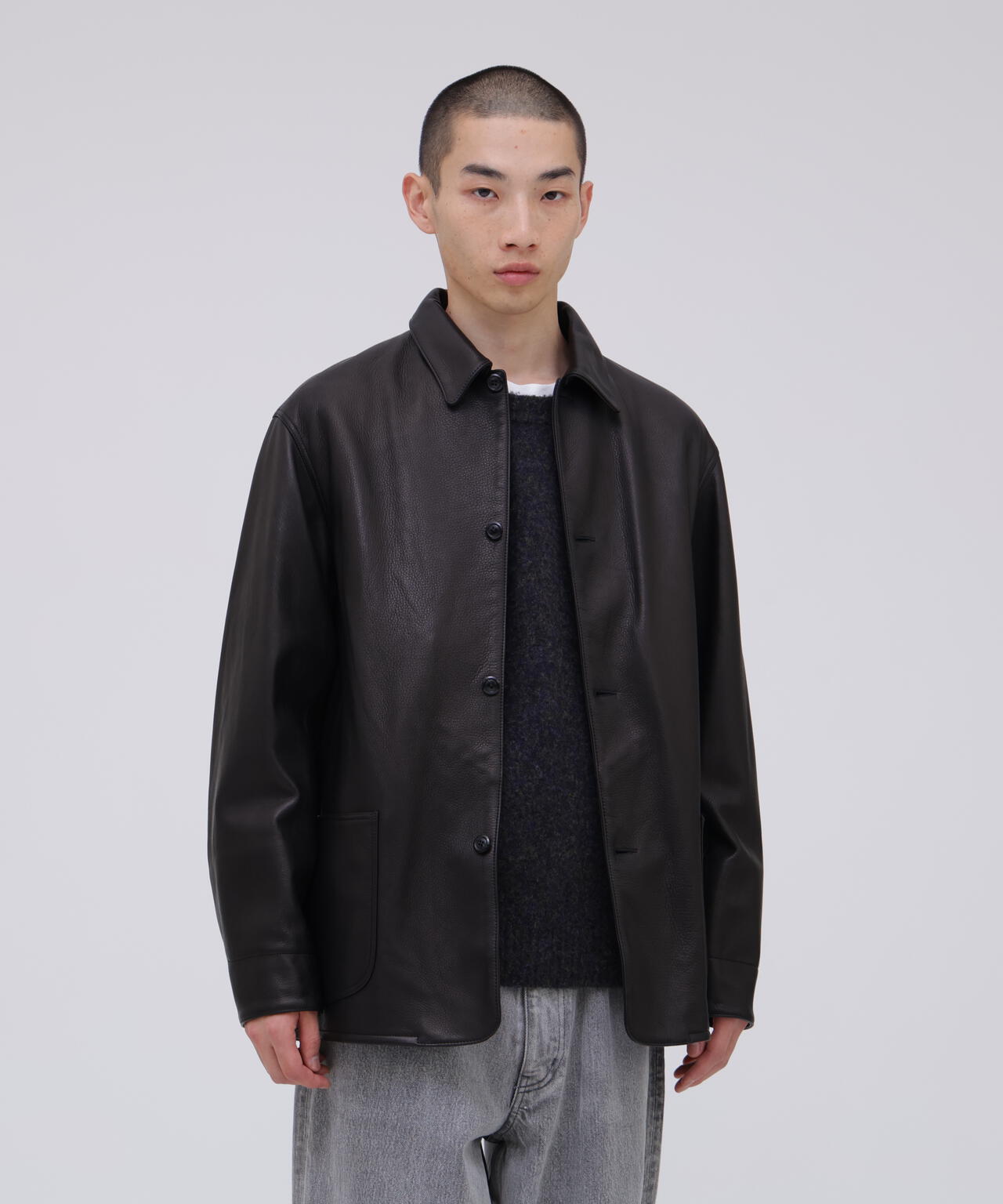 ジャケット・アウター blurhms Steer Leather Coverall blurhms / STEER LEATHER COVERALL | THE LIBRARY（ザ ライブラリー