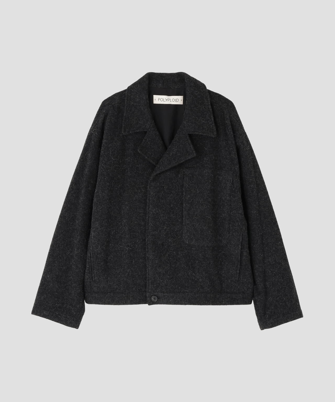 ポリプロイド　POLYPLOID ジャケット　ブラック　　 美品　3 POLYPLOID / MARINE JACKET B | THE LIBRARY（ザ ライブラリー