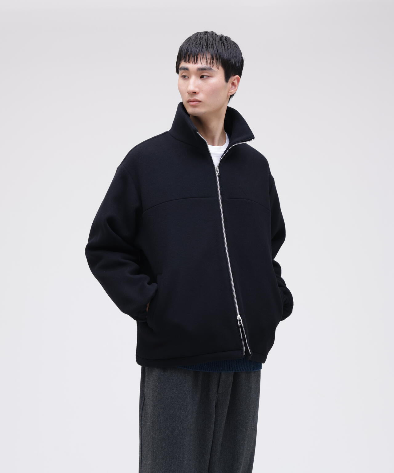 SU / BEAVER STANDCOLLER BLOUSON