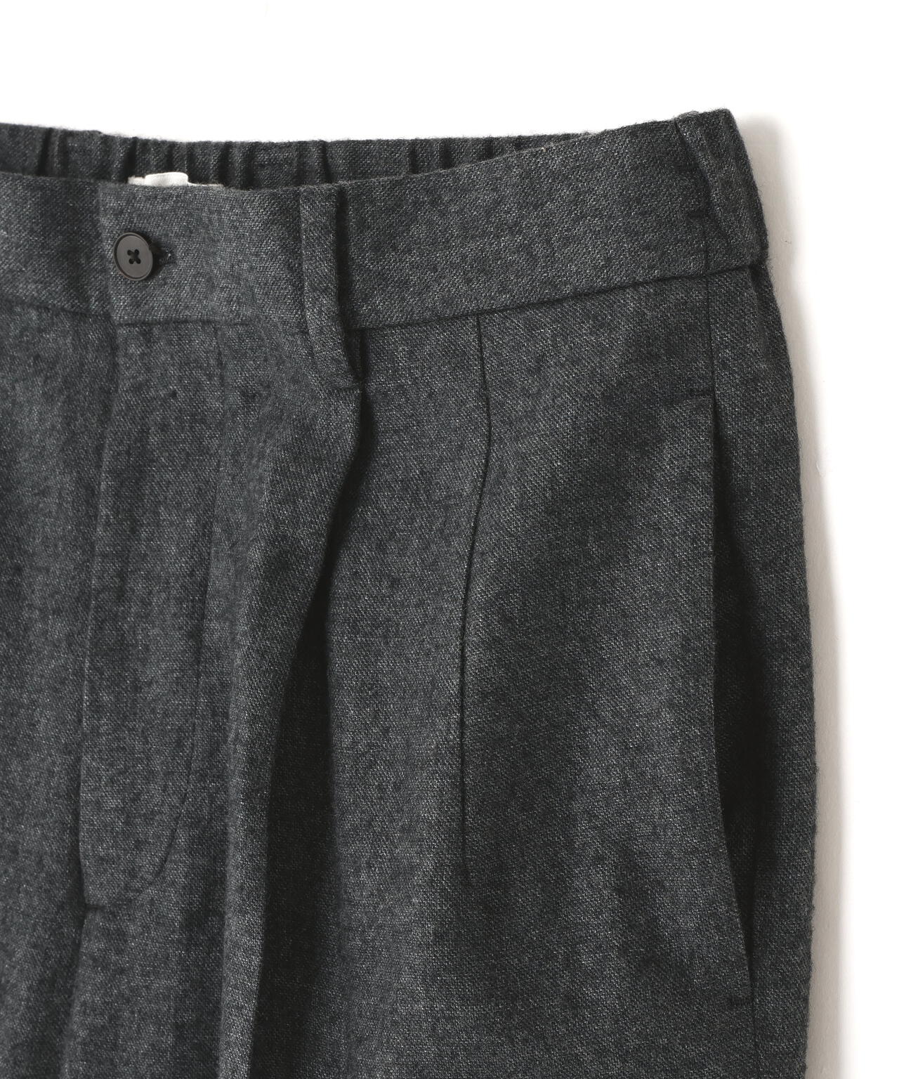 ATON / LINEN WOOL TWILL LOOSE FIT PANTS | THE LIBRARY（ザ ライブ