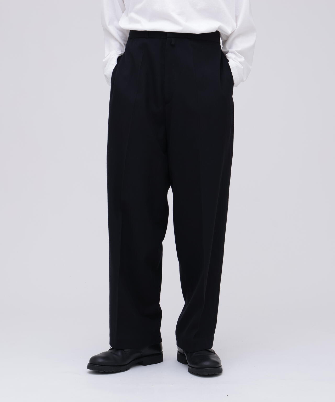 blurhms / WOOL GABARDINE TROUSERS | THE LIBRARY（ザ ライブラリー