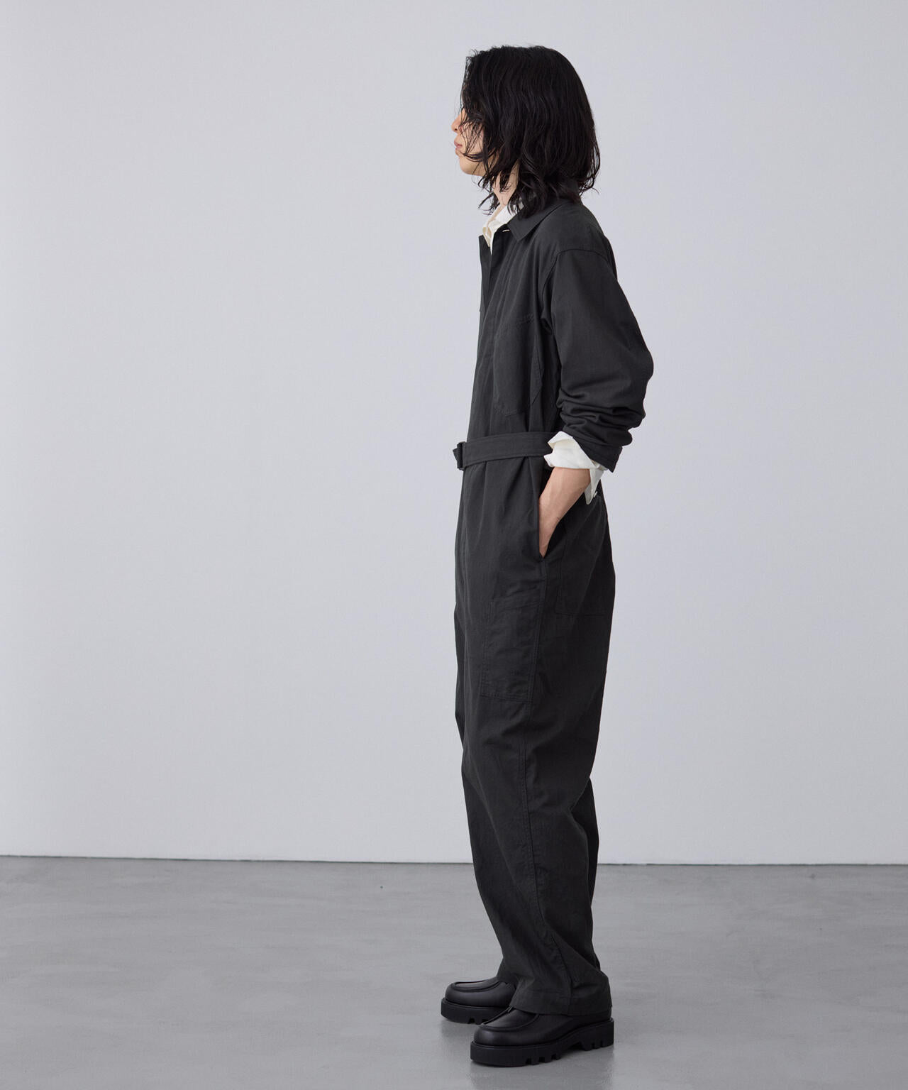 blurhms / COTTON SERGE ALL-IN-ONE | THE LIBRARY（ザ ライブラリー