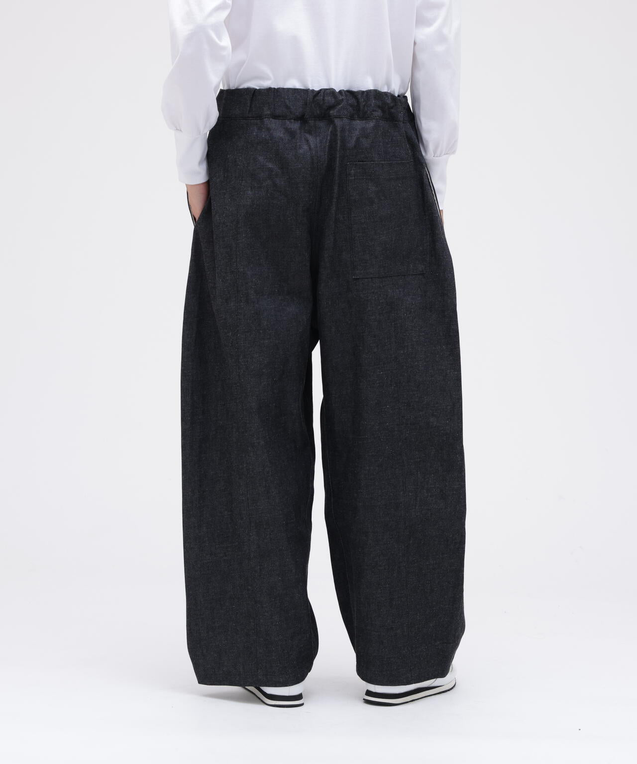 sageNATION / BOX PLEAT TROUSER DENIM | THE LIBRARY（ザ ライブ