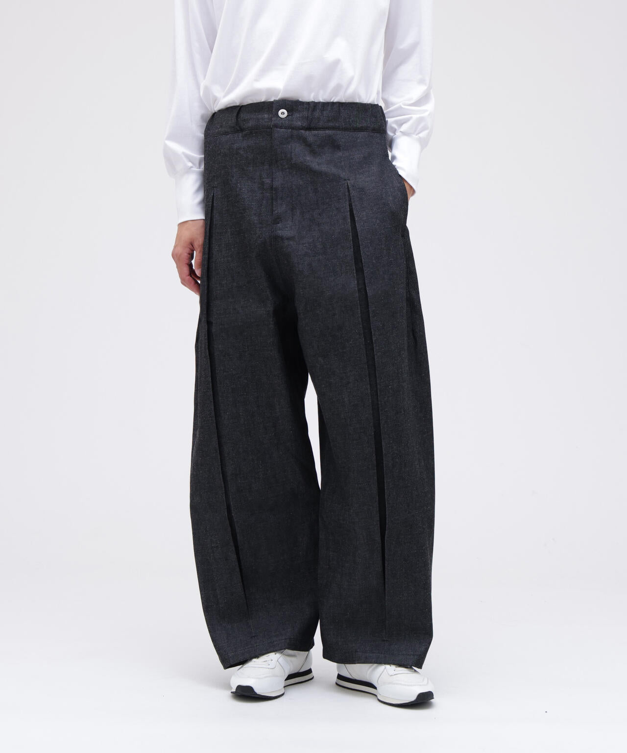 sageNATION / BOX PLEAT TROUSER DENIM | THE LIBRARY（ザ ライブ