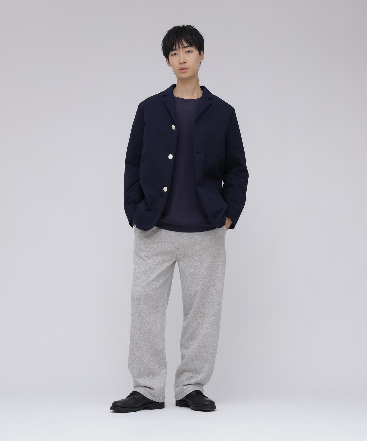 [限定]Yonetomi / RIGID CASHMERE SWEATER PANTS