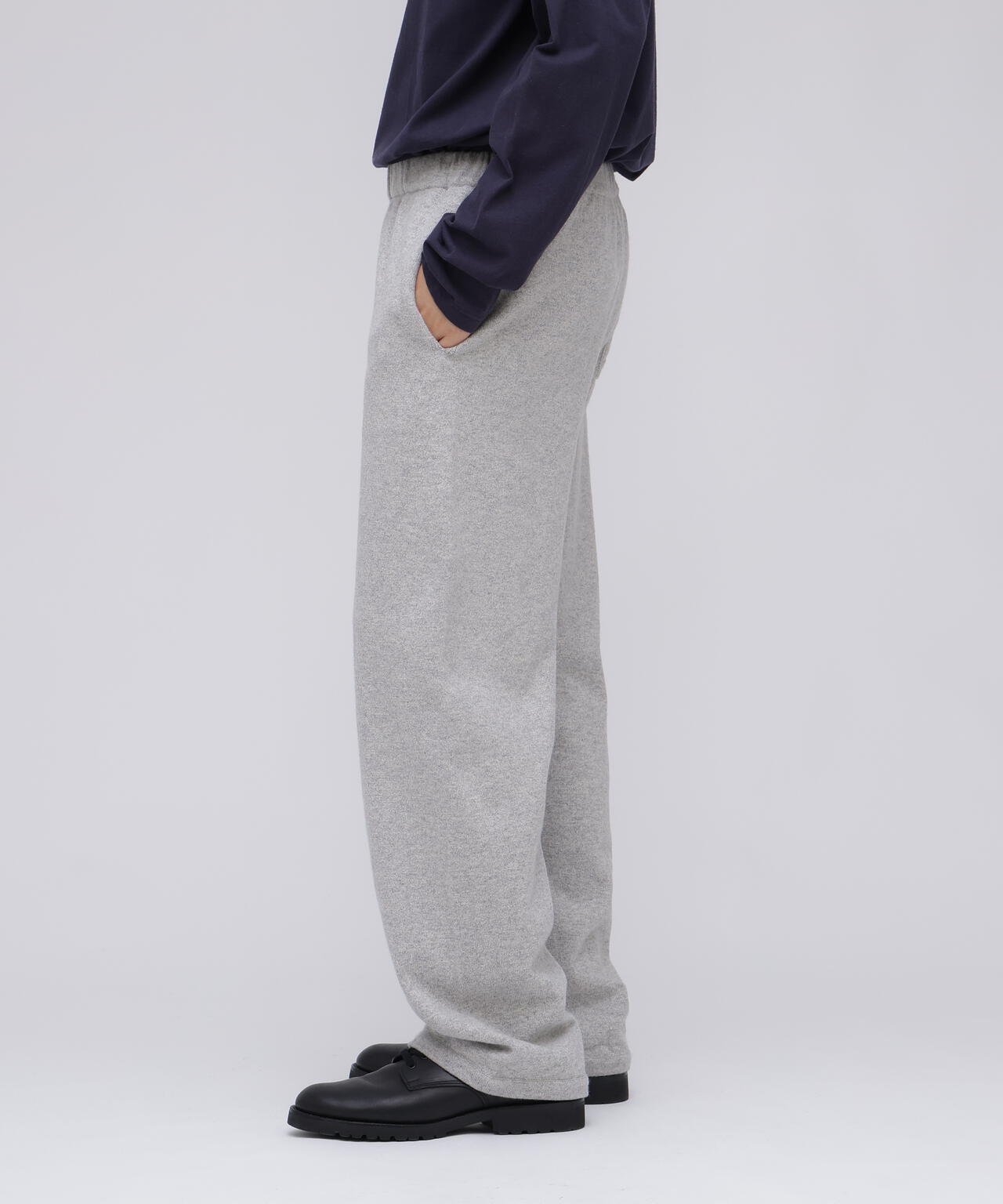 限定]Yonetomi / RIGID CASHMERE SWEATER PANTS | THE LIBRARY（ザ