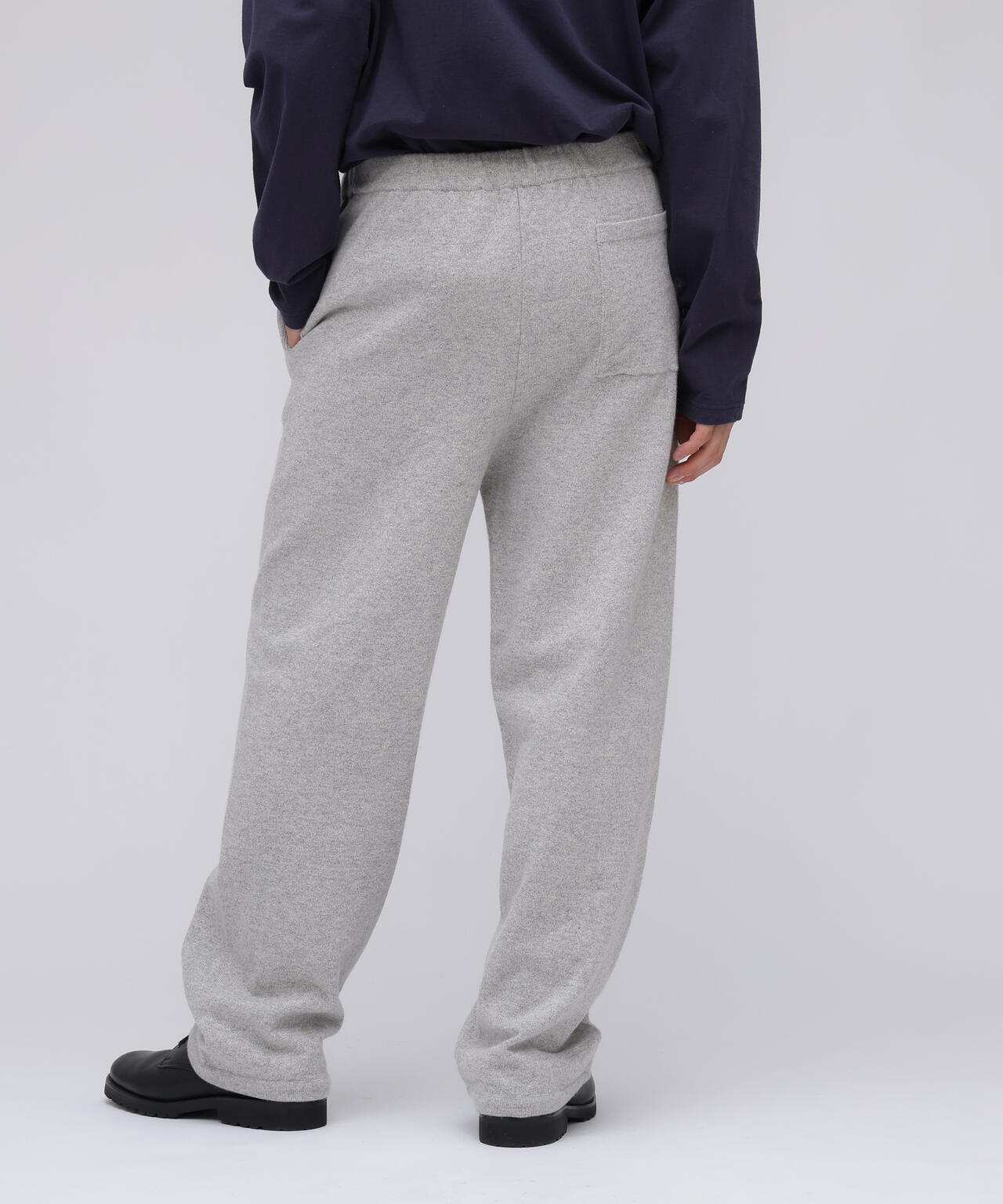 限定]Yonetomi / RIGID CASHMERE SWEATER PANTS | THE LIBRARY（ザ