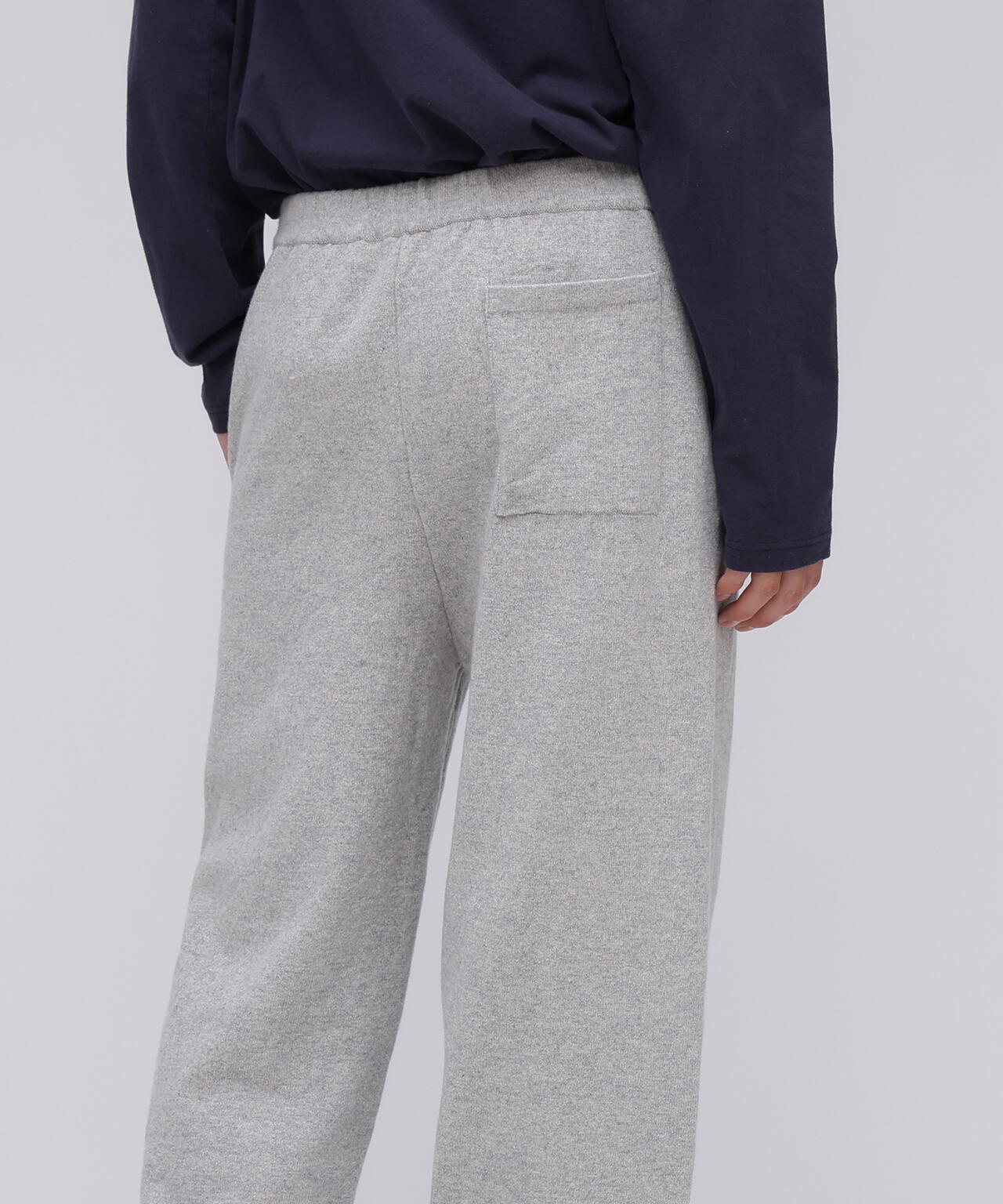 [限定]Yonetomi / RIGID CASHMERE SWEATER PANTS