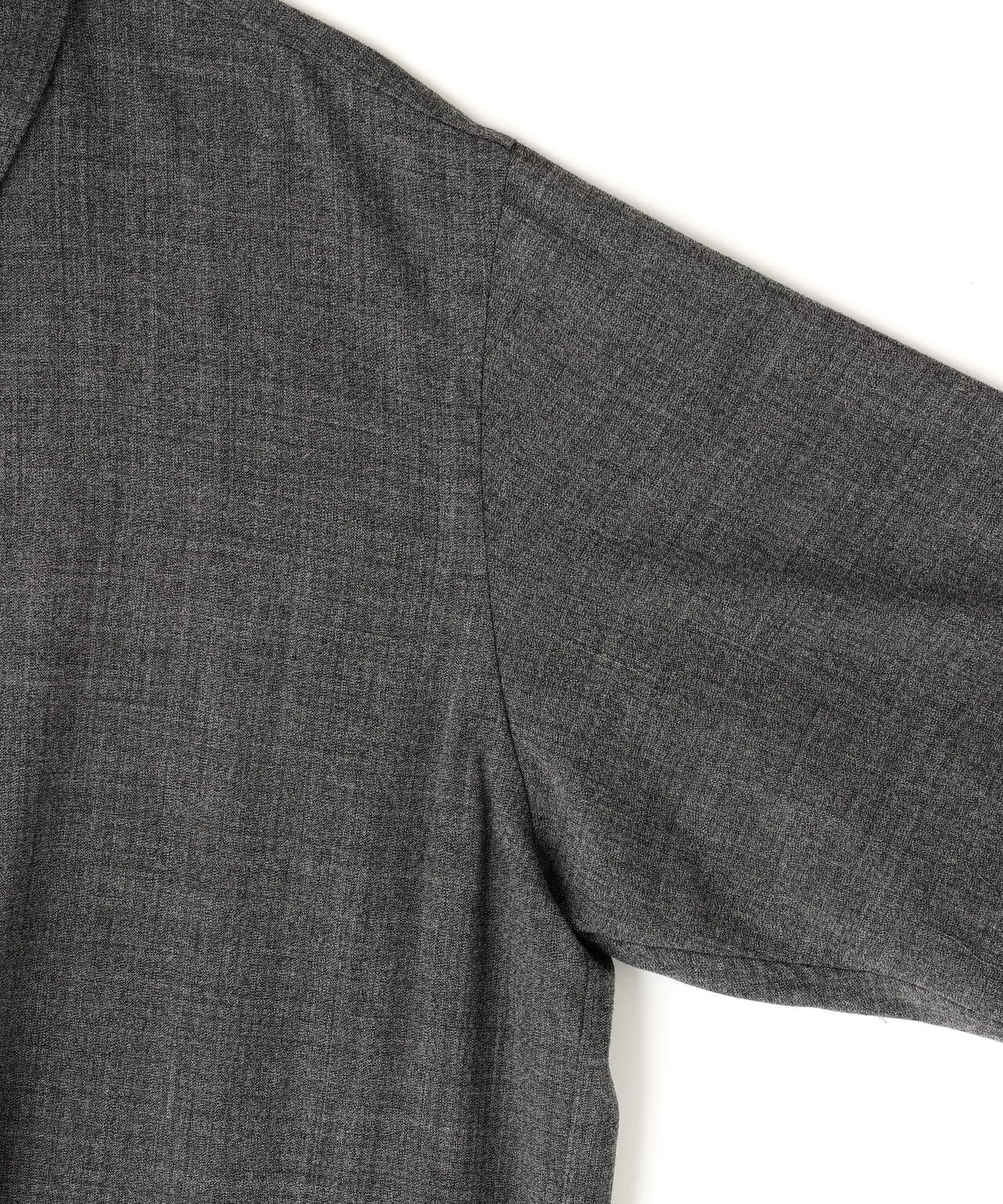 ATON / TWIST WOOL WASHER OVERSIZED SHIRT