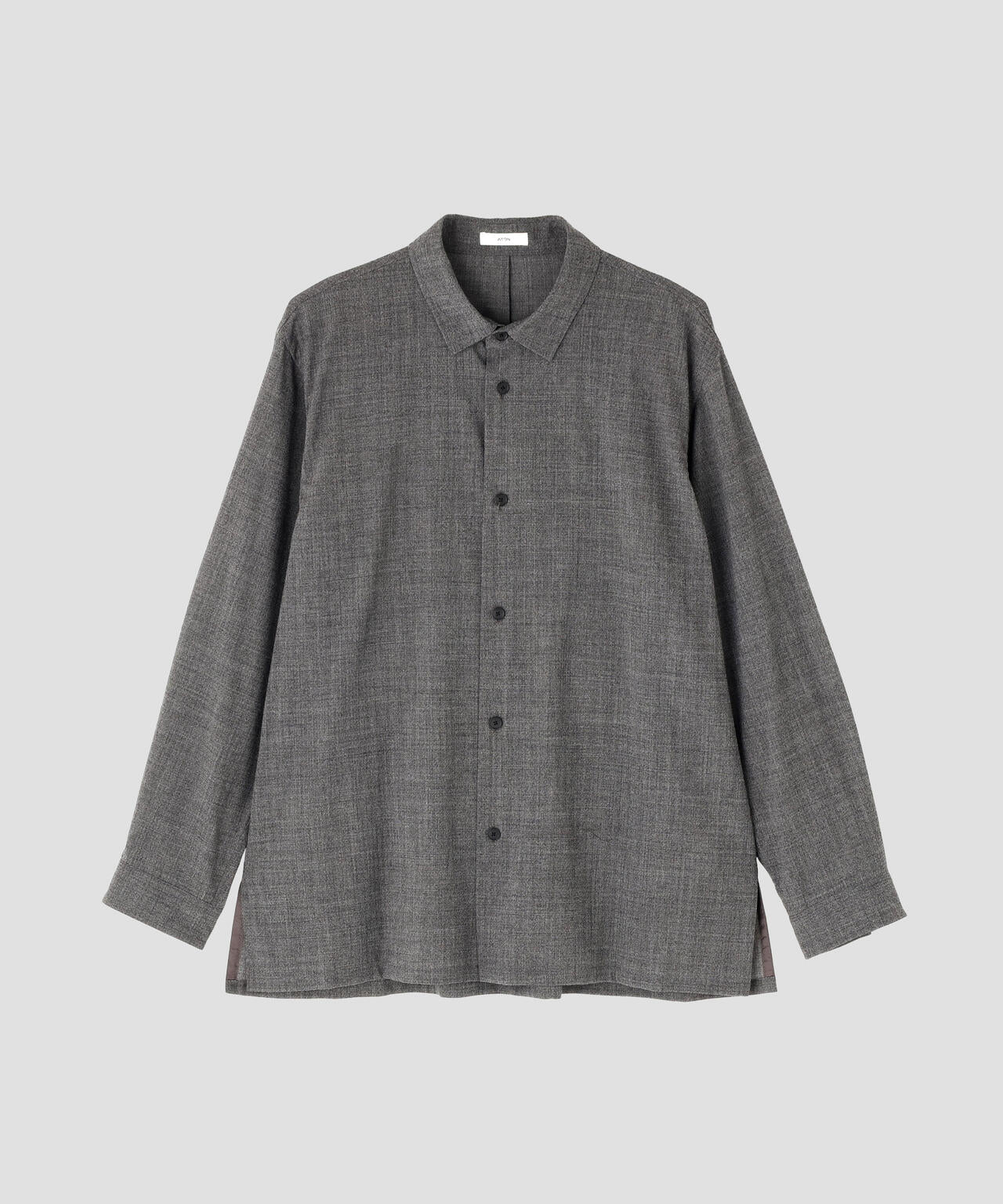 ATON / TWIST WOOL WASHER OVERSIZED SHIRT | THE LIBRARY（ザ ライブ