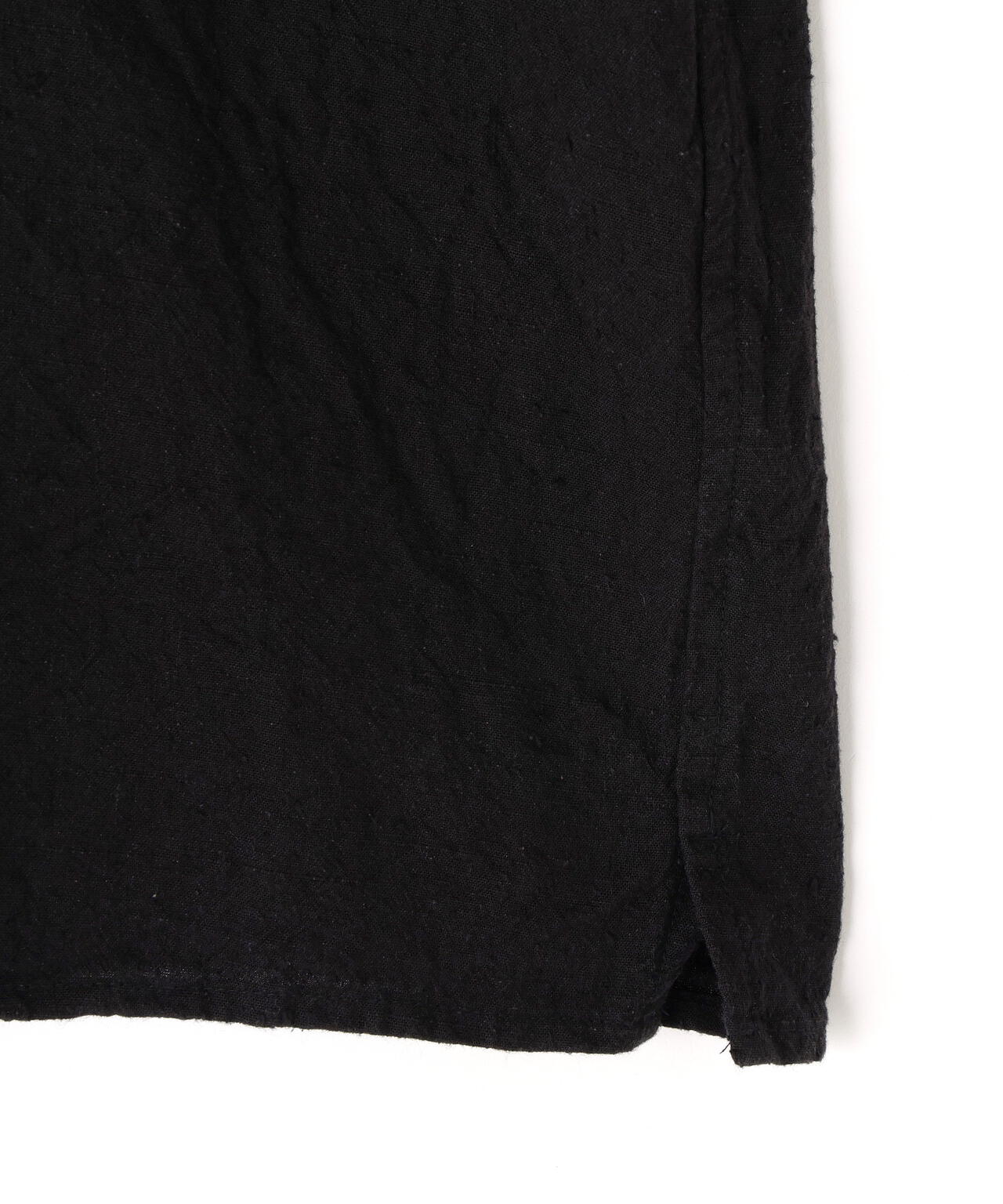 [別注] blurhms / SILK COTTN NEP PLAID MILITARY SHIRT