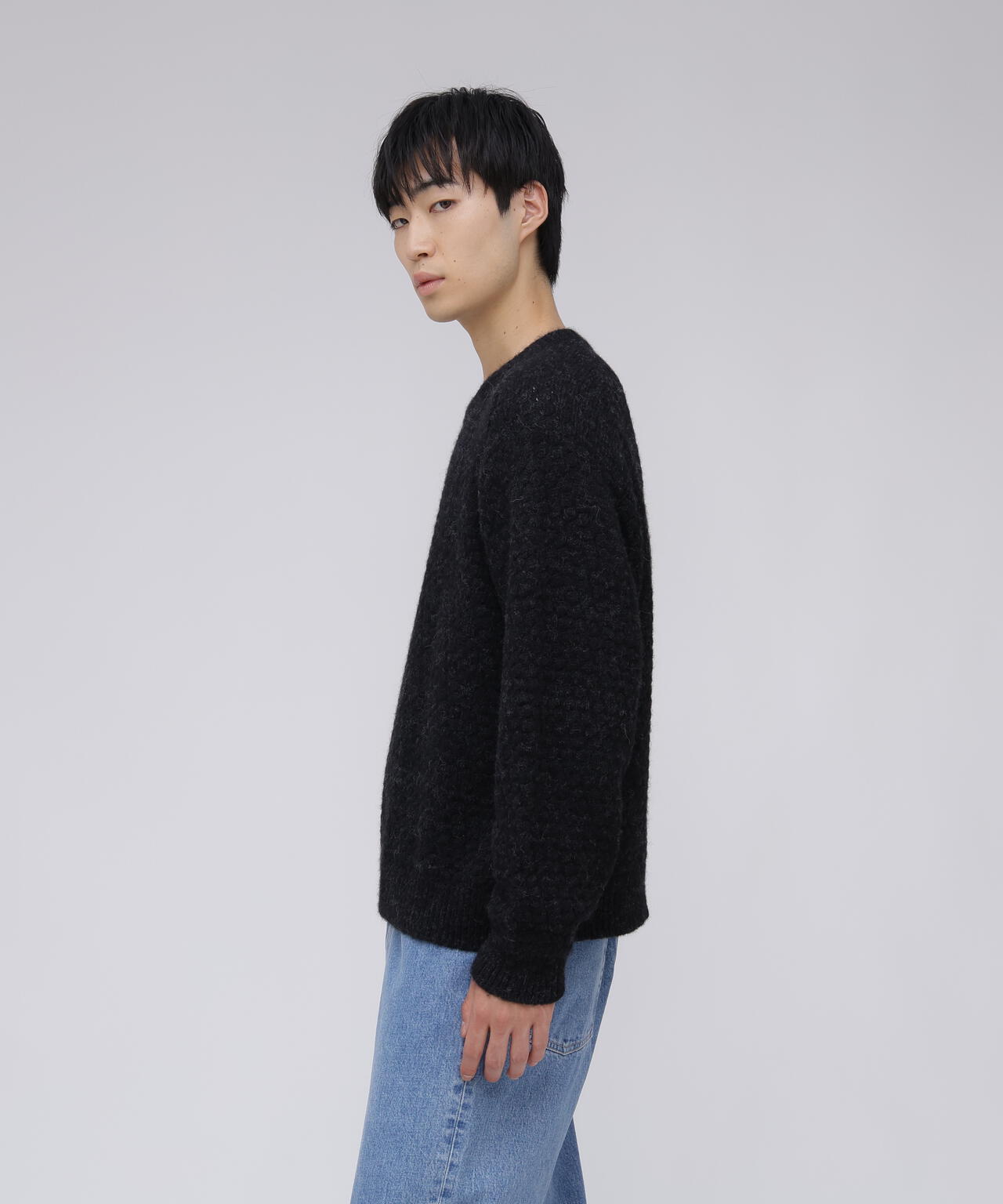 blurhms / BABY ALPACA KNIT PULL OVER | THE LIBRARY（ザ ライブ