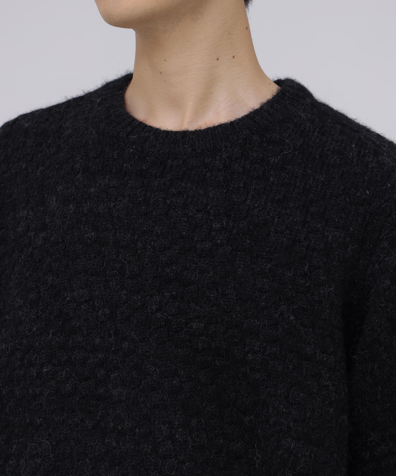 blurhms / BABY ALPACA KNIT PULL OVER | THE LIBRARY（ザ ライブ